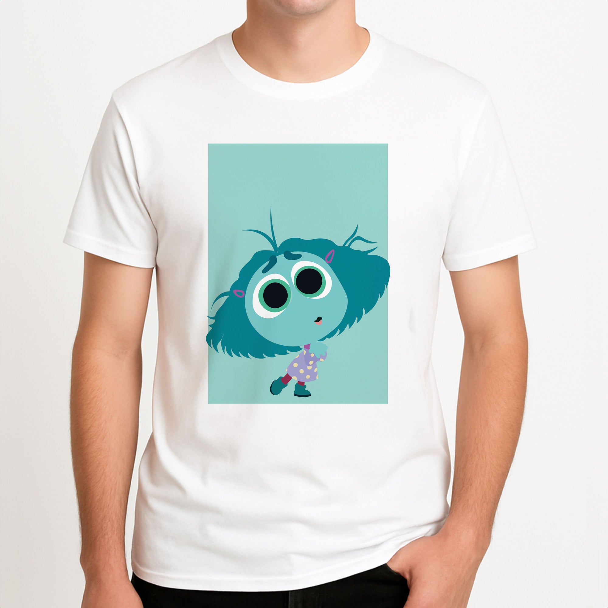 Envy - Inside Out Unisex T-Shirt, worn by a male model.
