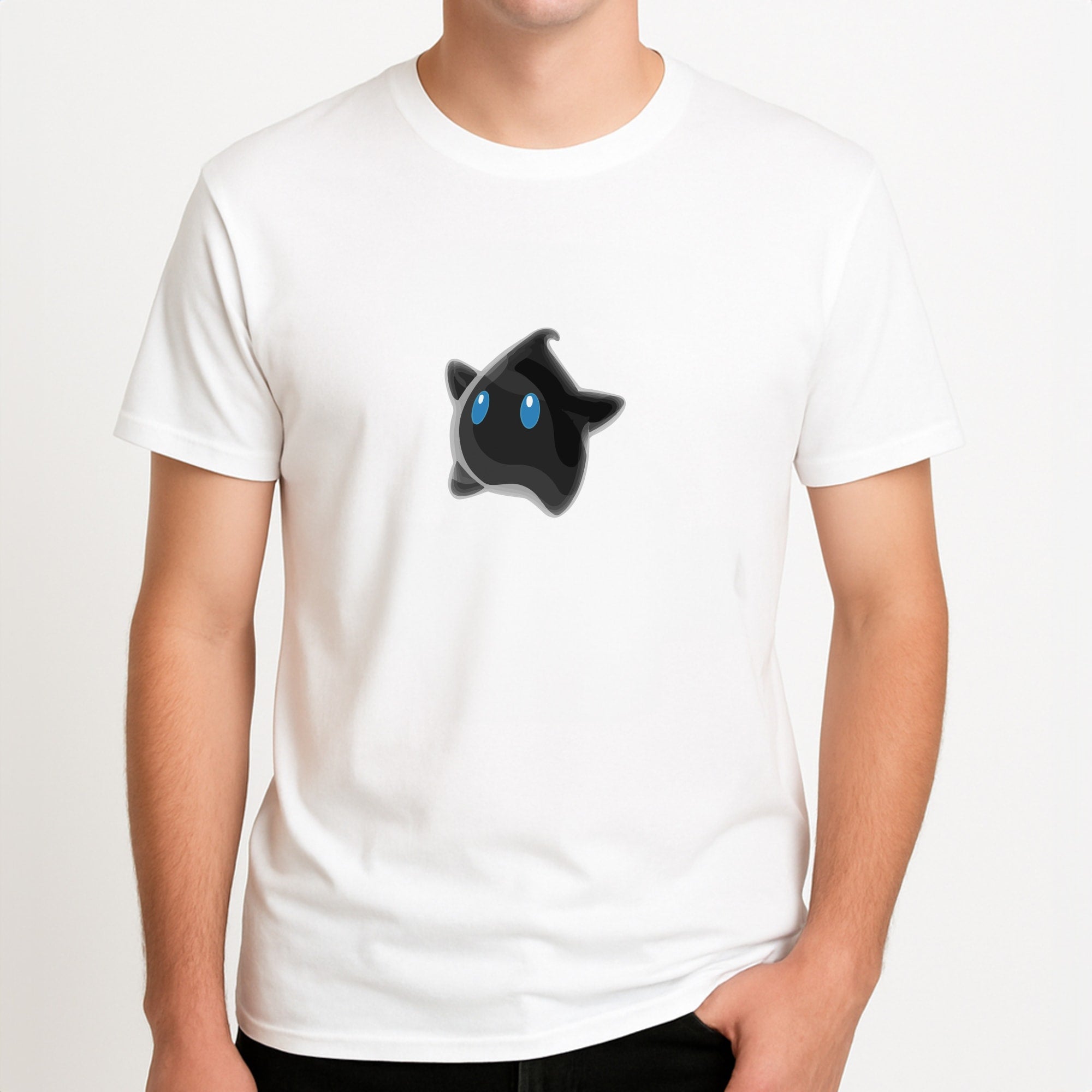 Ghost - Mario Unisex T-Shirt, worn by a male model.