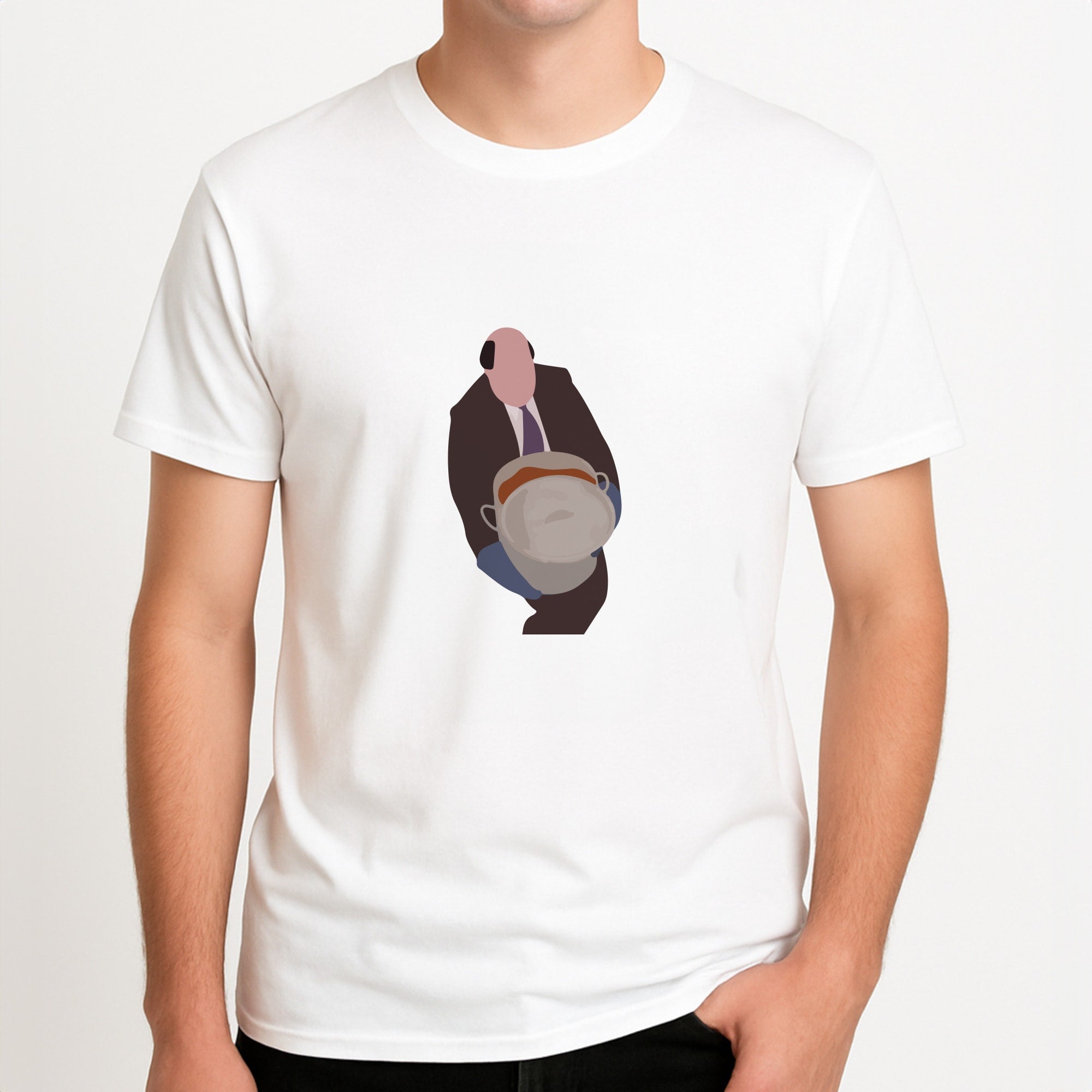 Kevin's Chilli Unisex T-Shirt, worn by a male model.