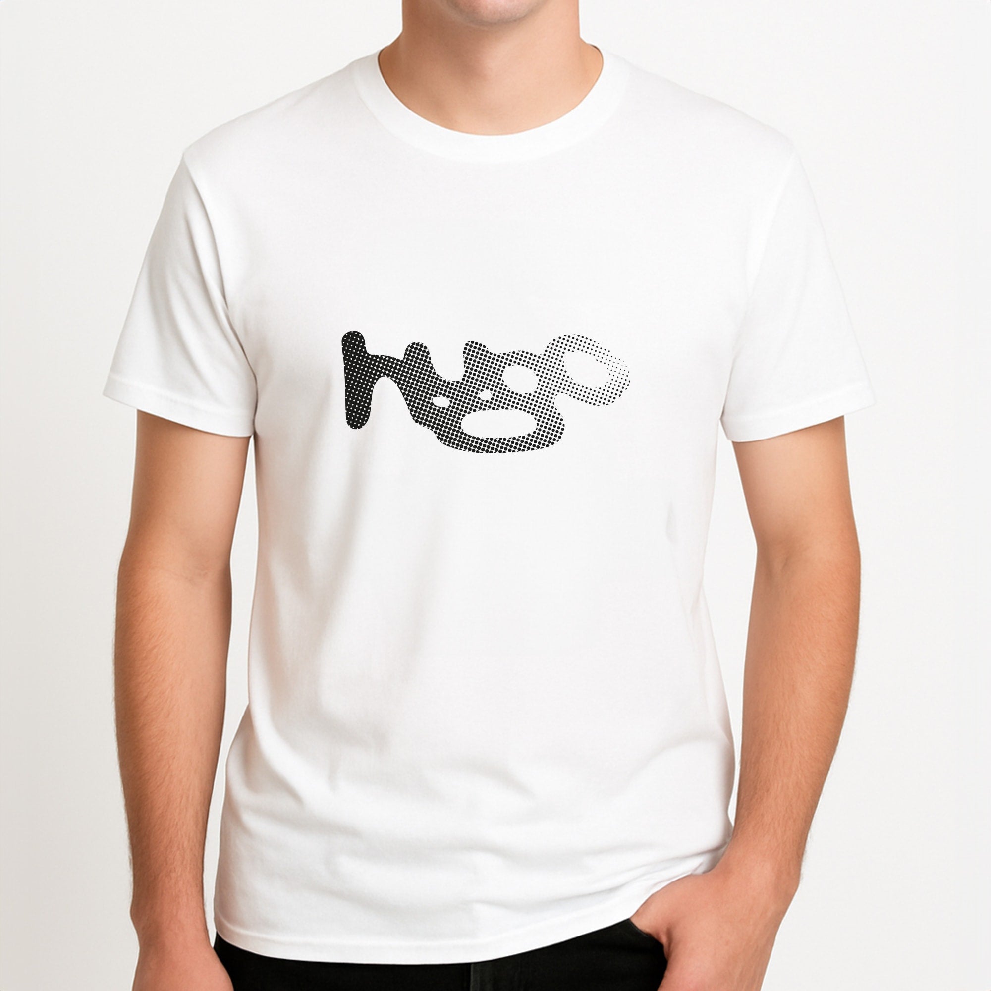 Hugo - Unisex T-Shirt, worn by a male model.