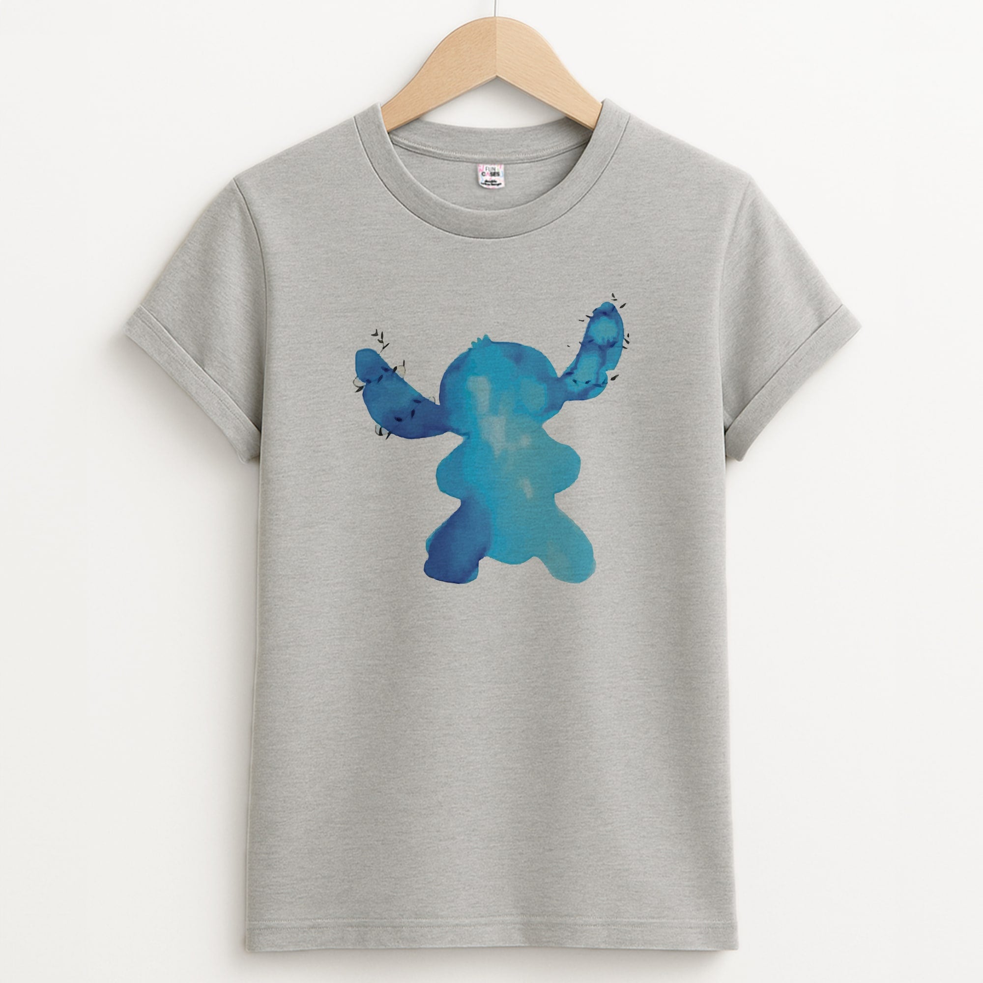 Watercolour Blue Alien Disney T-Shirt