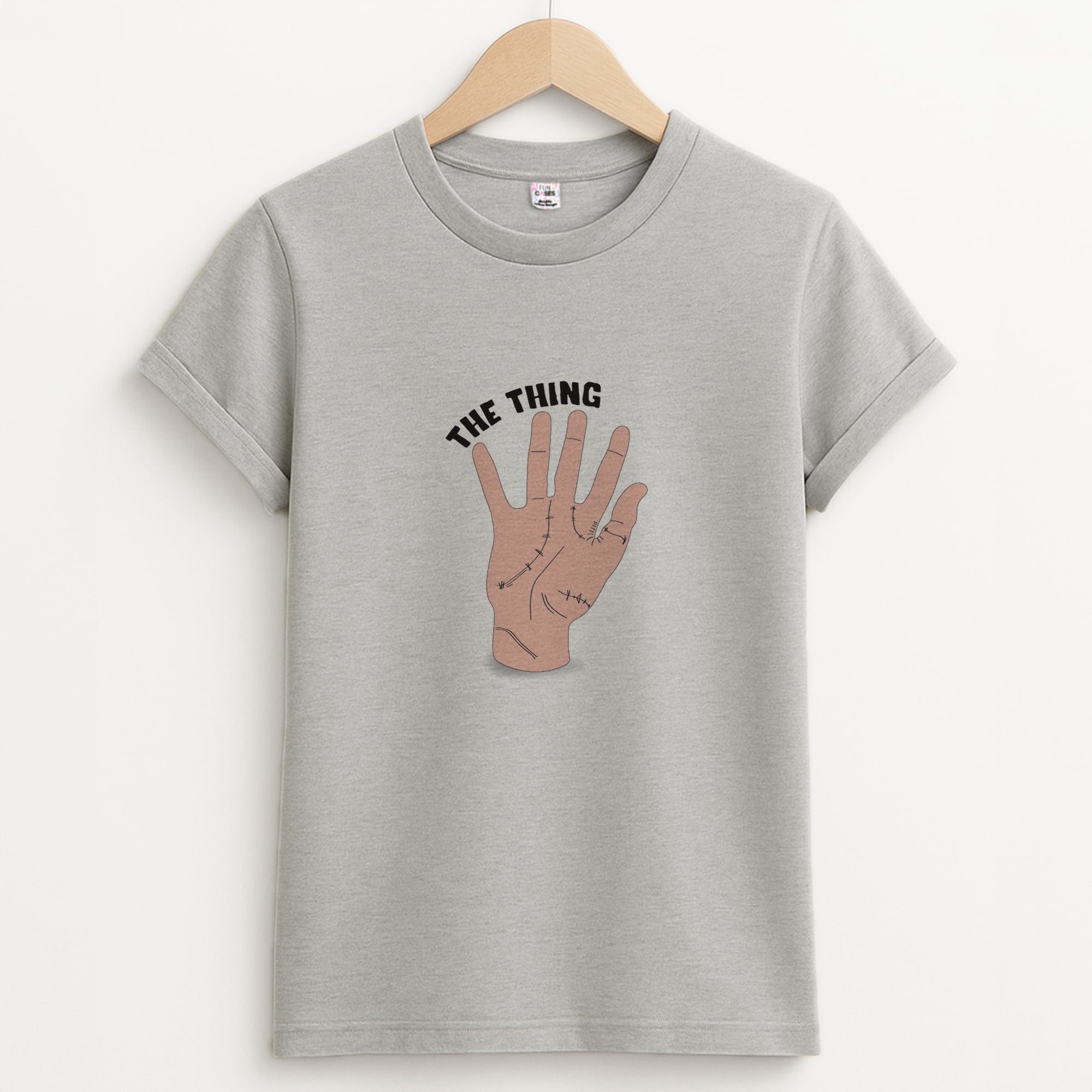 The Thing Wednesday Unisex Grey T-Shirt