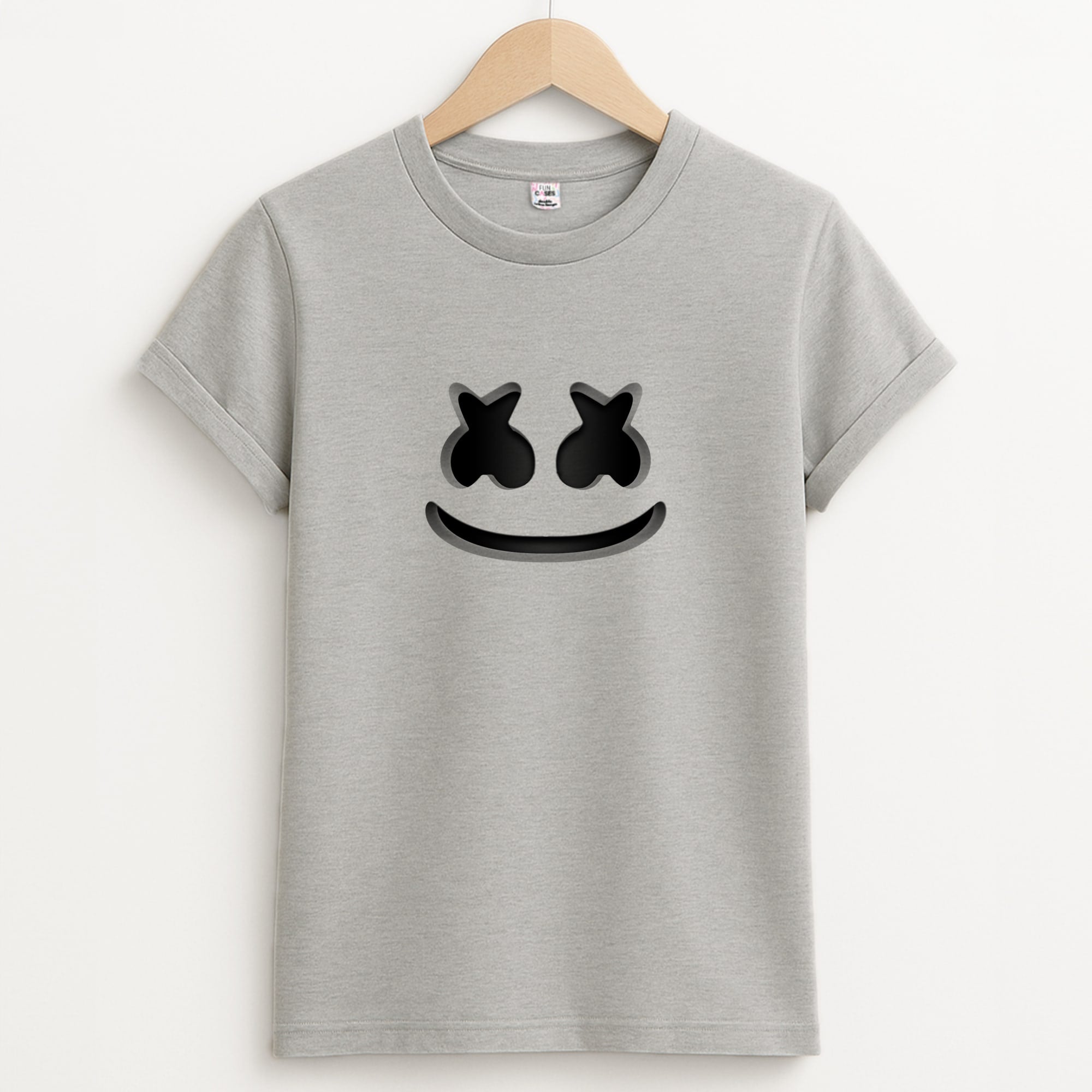 White Helmet DJ Helmet Unisex Grey T-Shirt