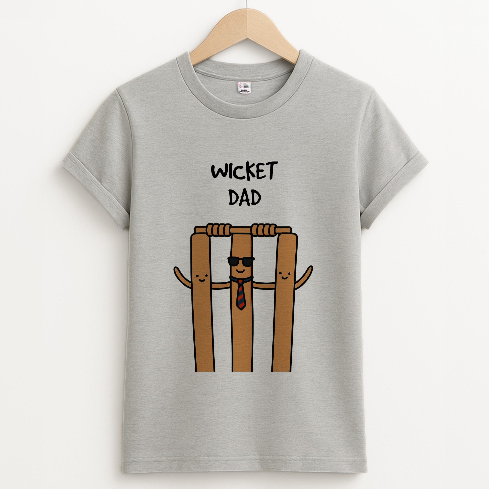 Wicket Dad - Father's Day Unisex Grey T-Shirt
