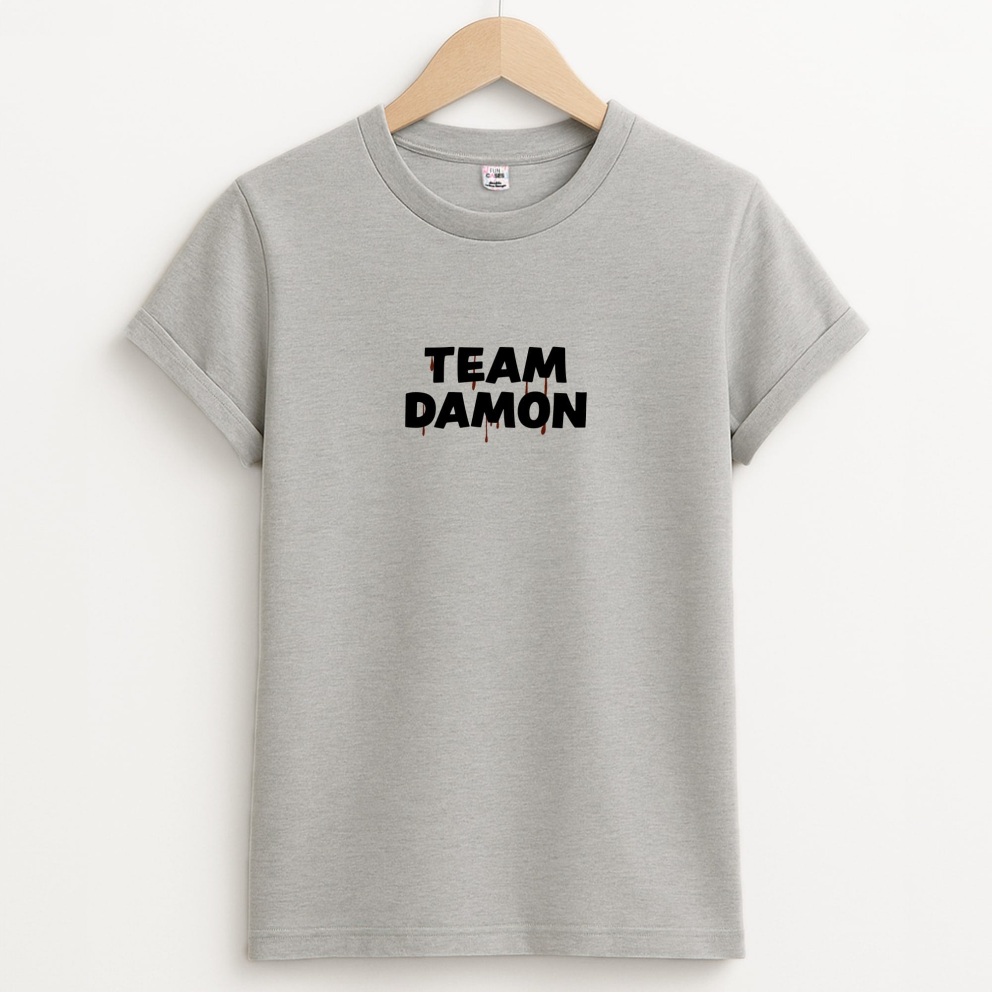Team Damon - VD Unisex Grey T-Shirt