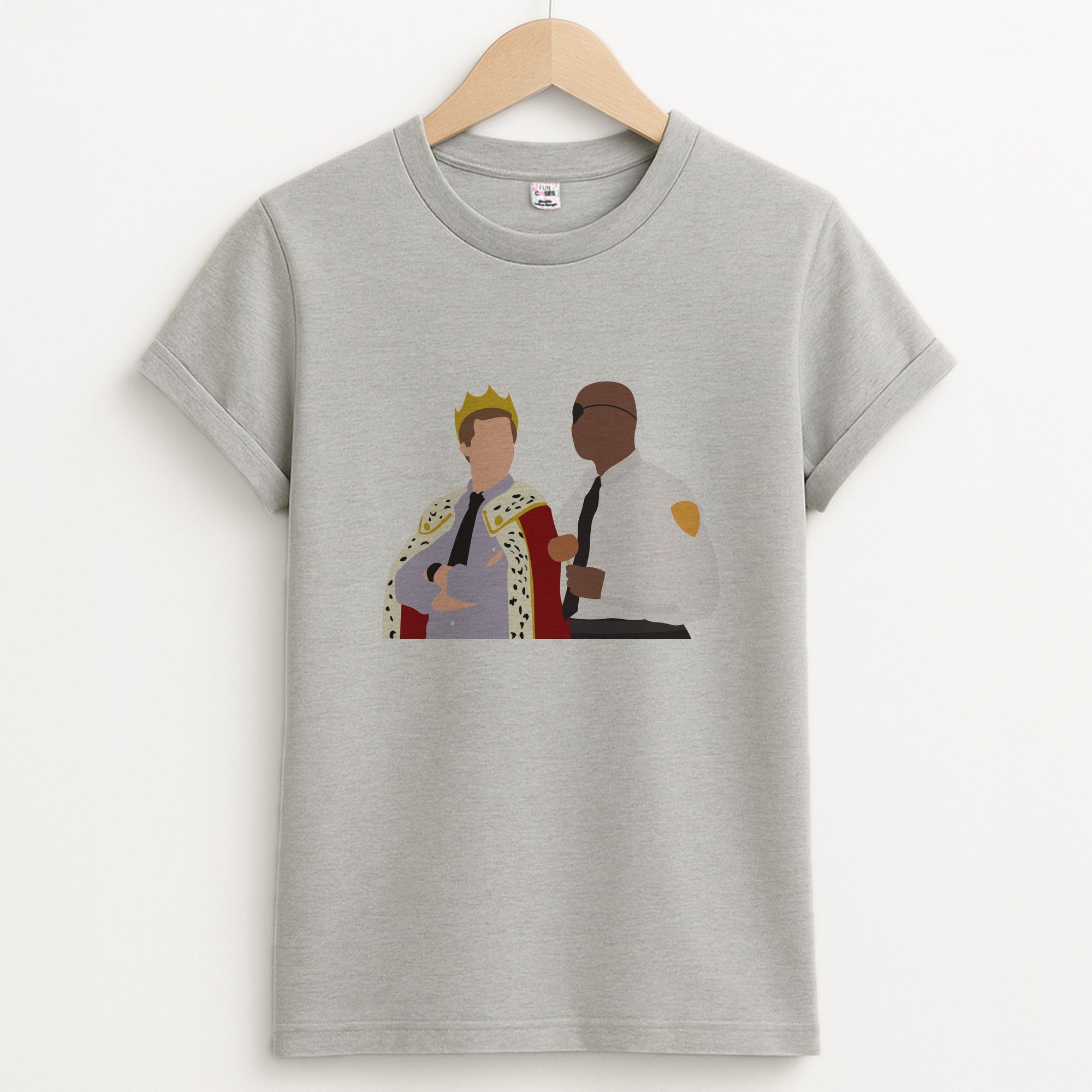 Jake and Holt B99 - Halloween Specials Unisex Grey T-Shirt