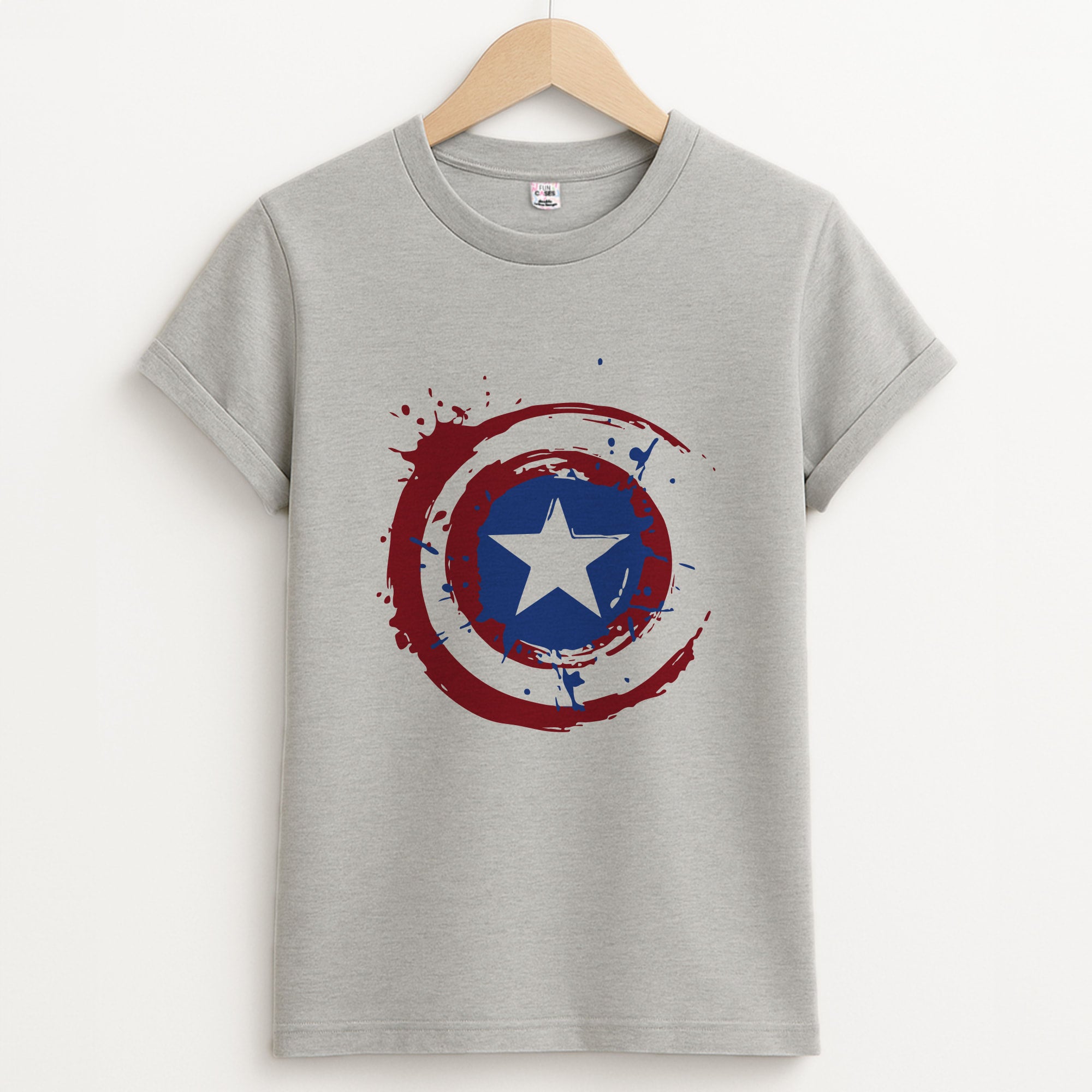 The Shield Unisex Grey T-Shirt