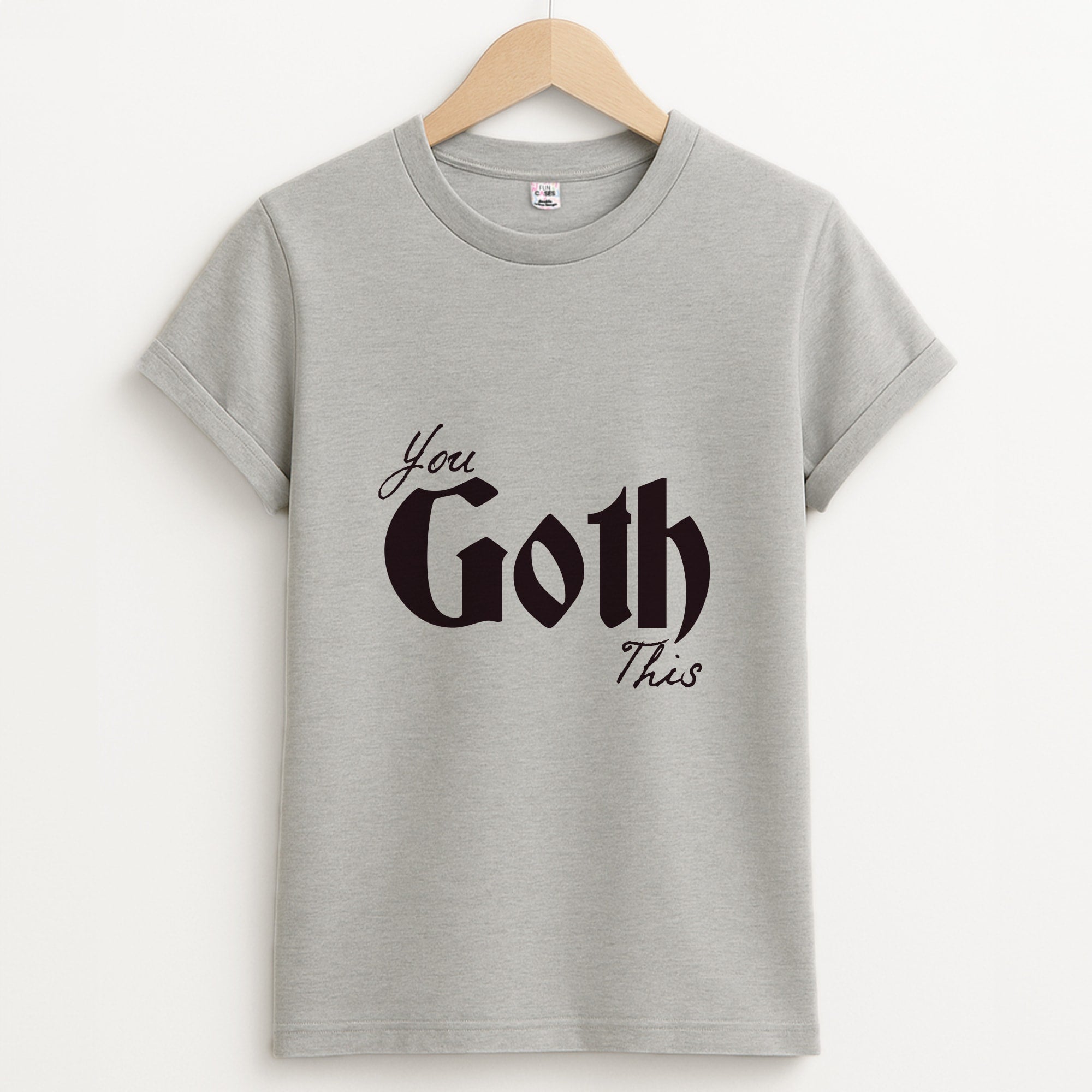 You Goth This Tartan Unisex Grey T-Shirt