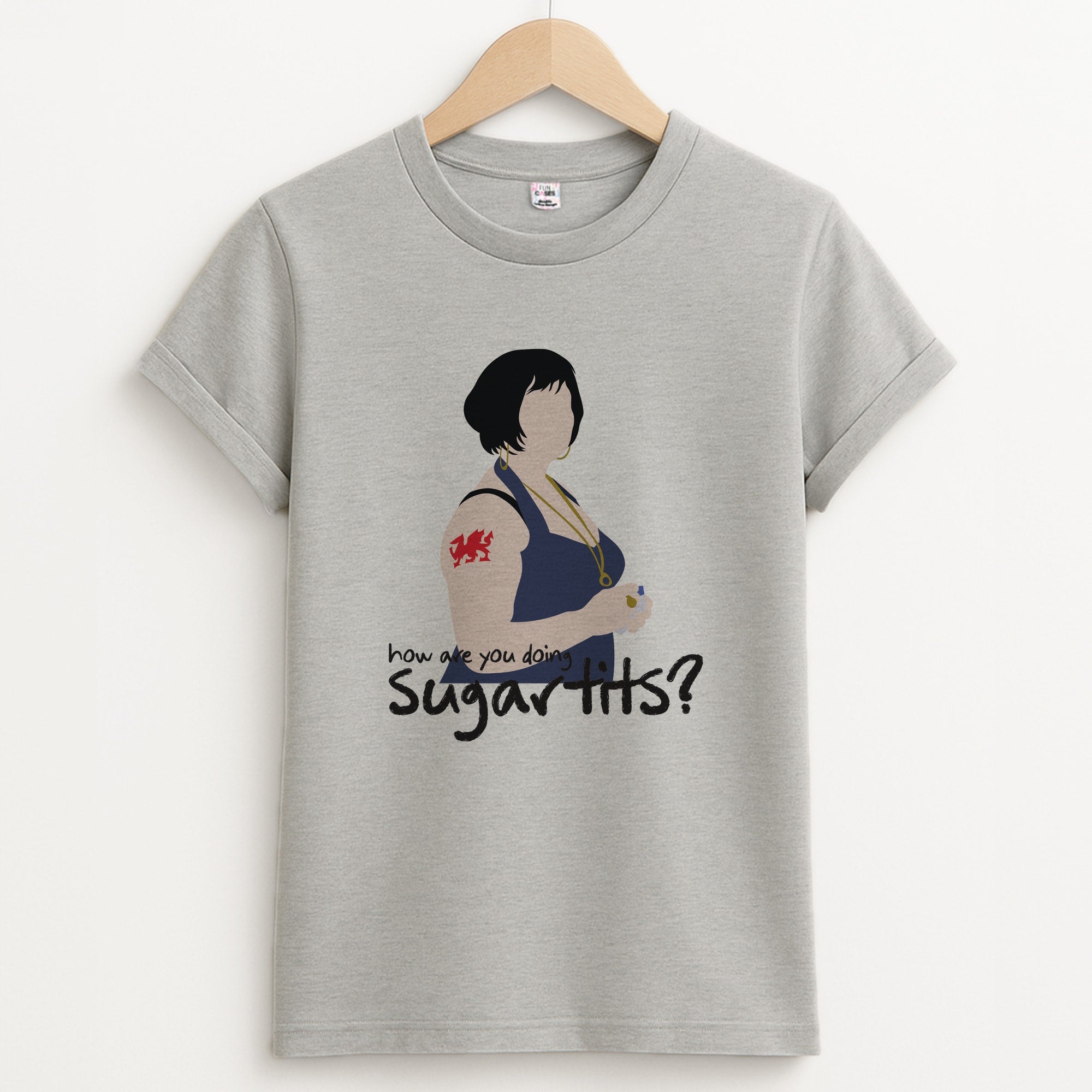How You Doing? Unisex Grey T-Shirt