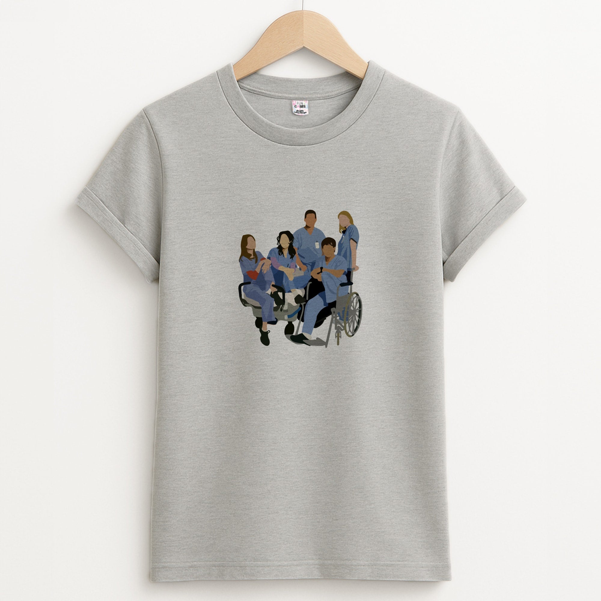 Greys Cast Unisex Grey T-Shirt