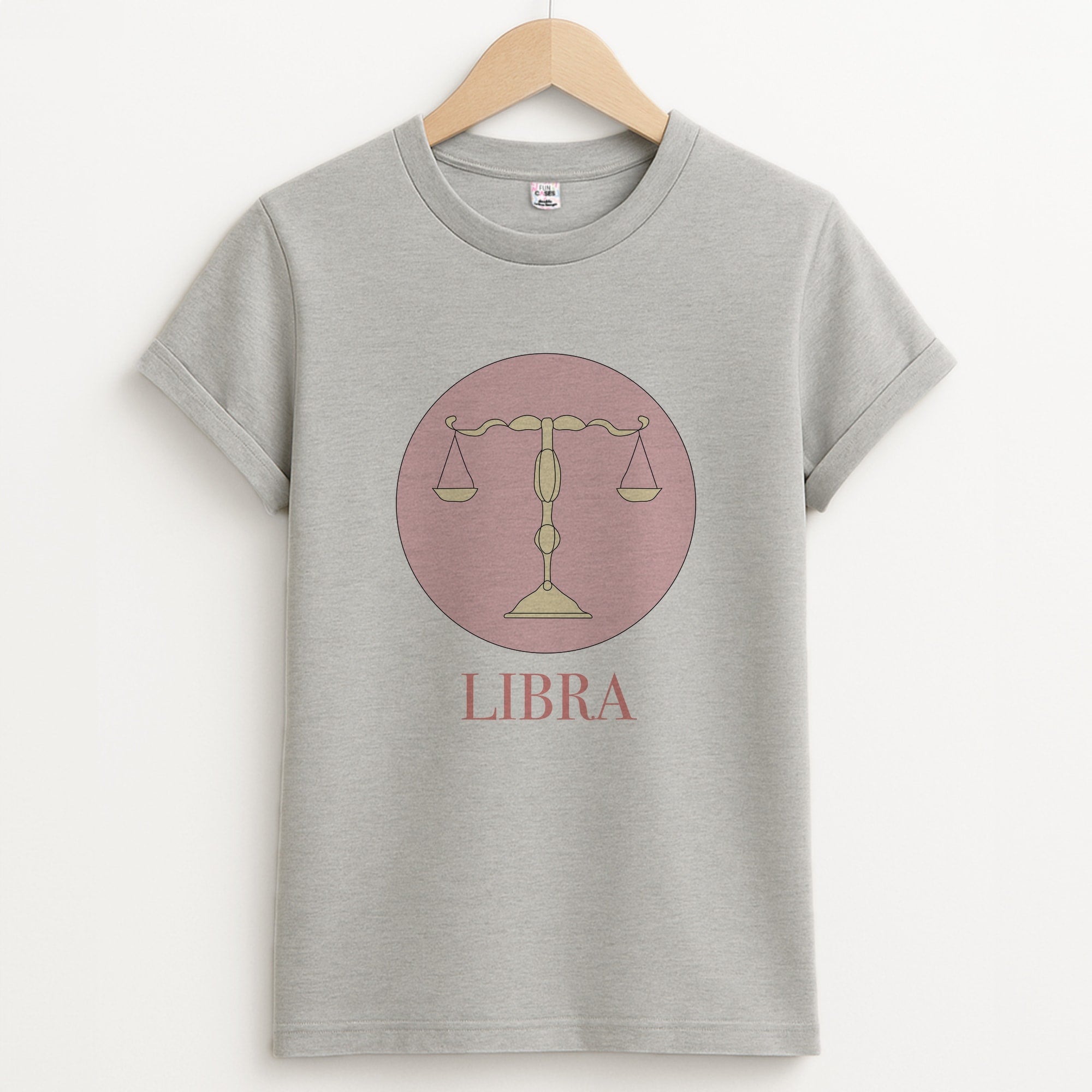 Libra - Tarot Cards Unisex Grey T-Shirt