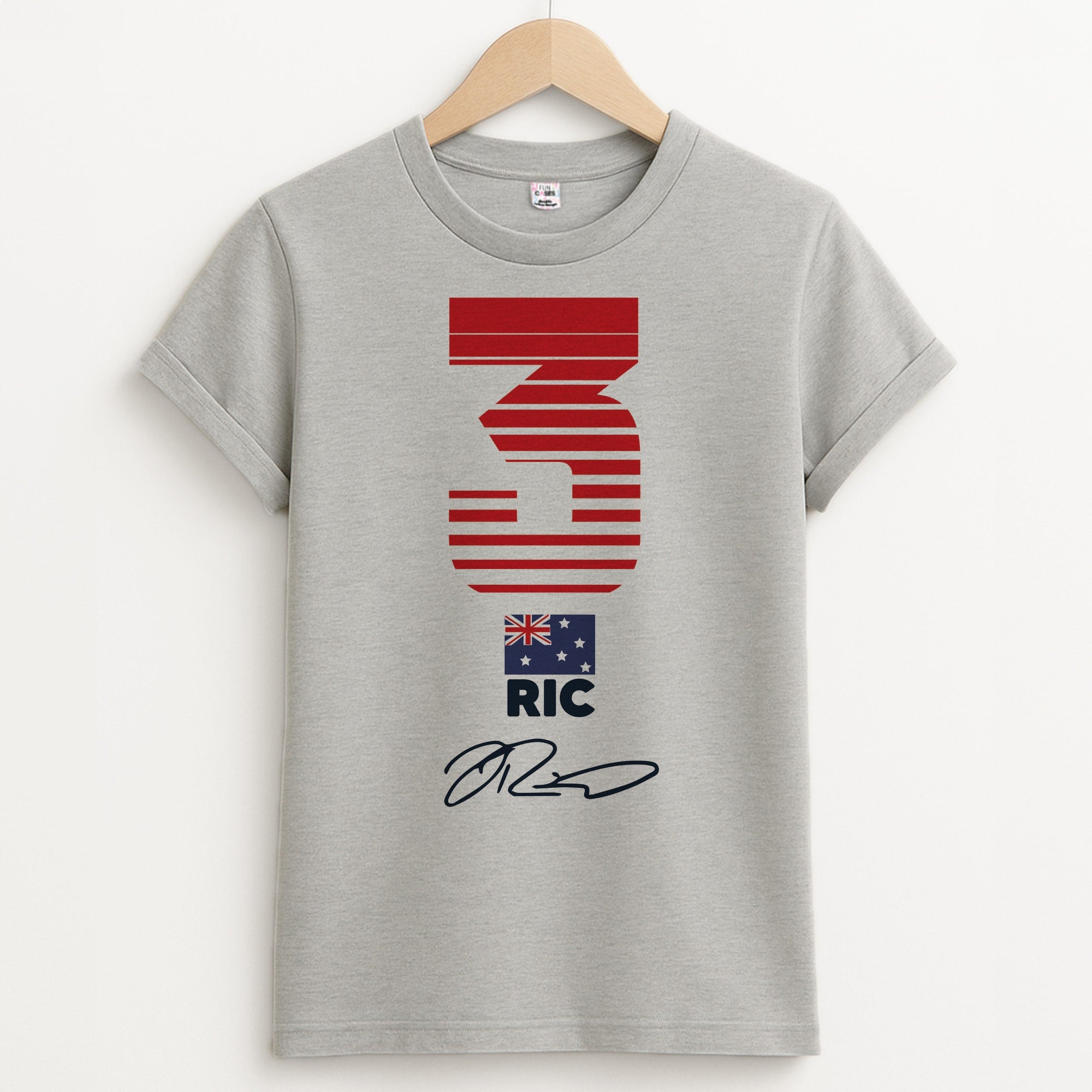 Ricciardo - F1 Unisex Grey T-Shirt
