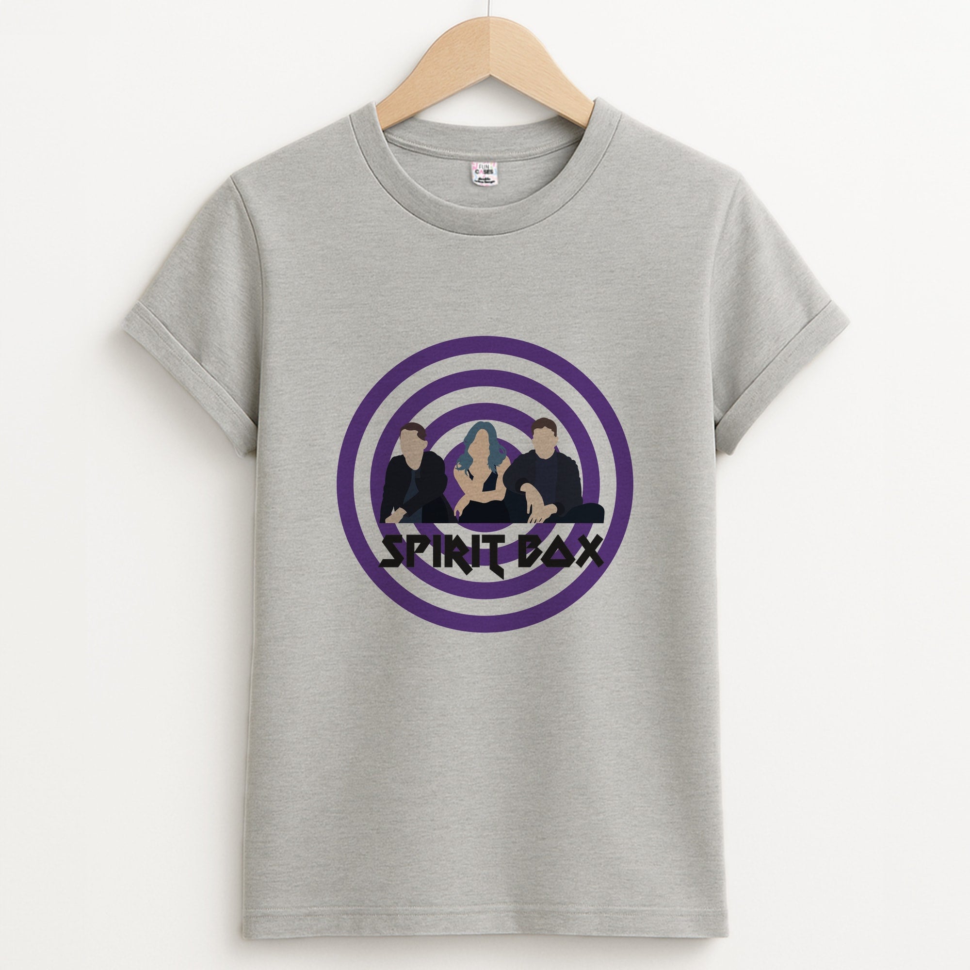 Spirit Box - Festival Unisex Grey T-Shirt
