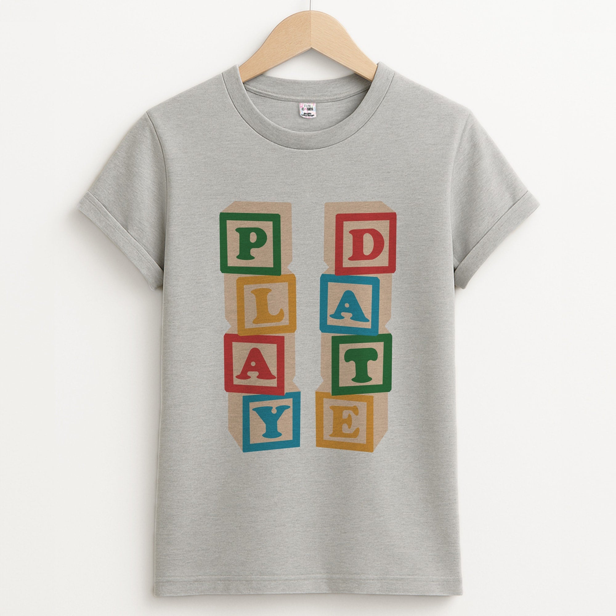 Playdate Unisex Grey T-Shirt