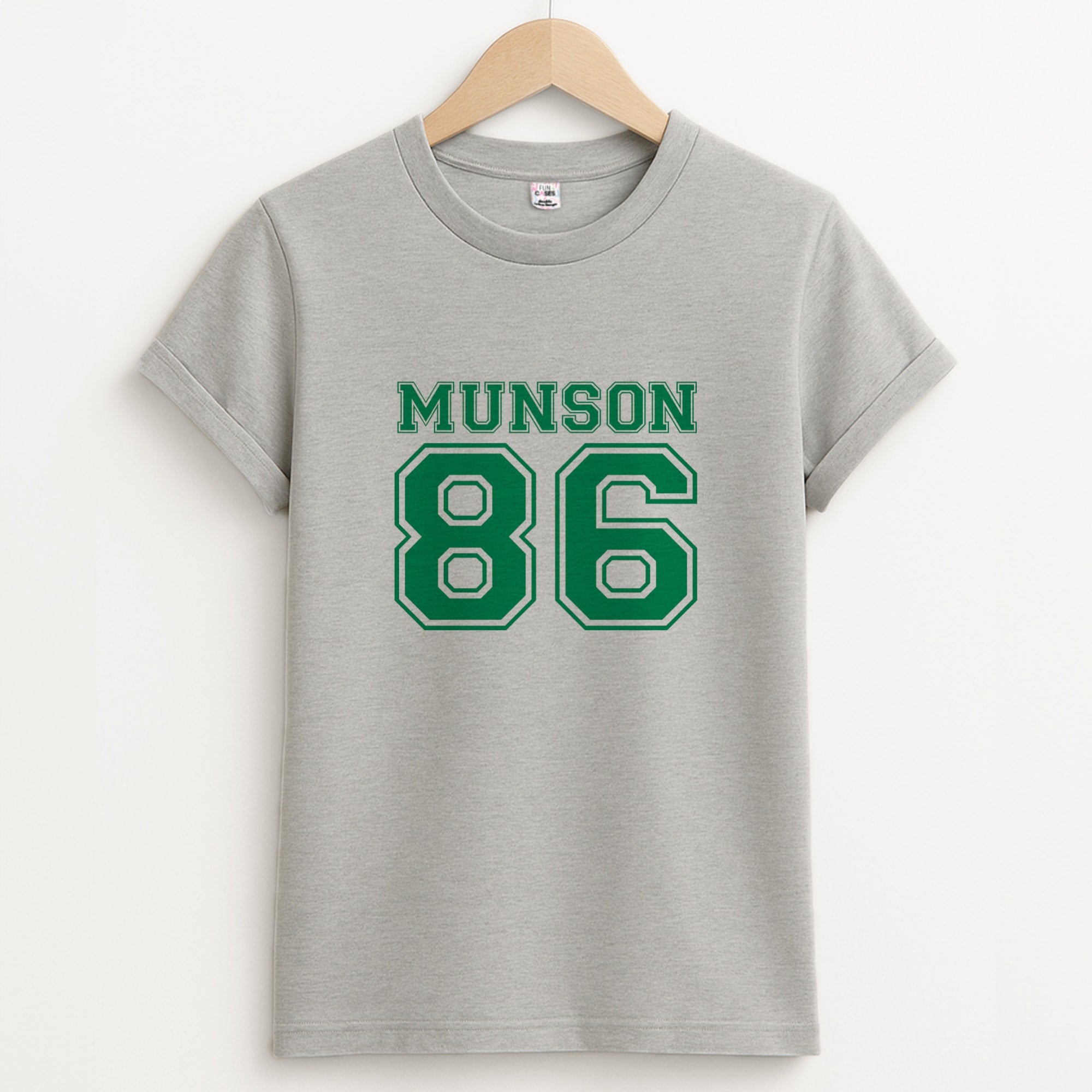 Munson 86 - Green Unisex Grey T-Shirt