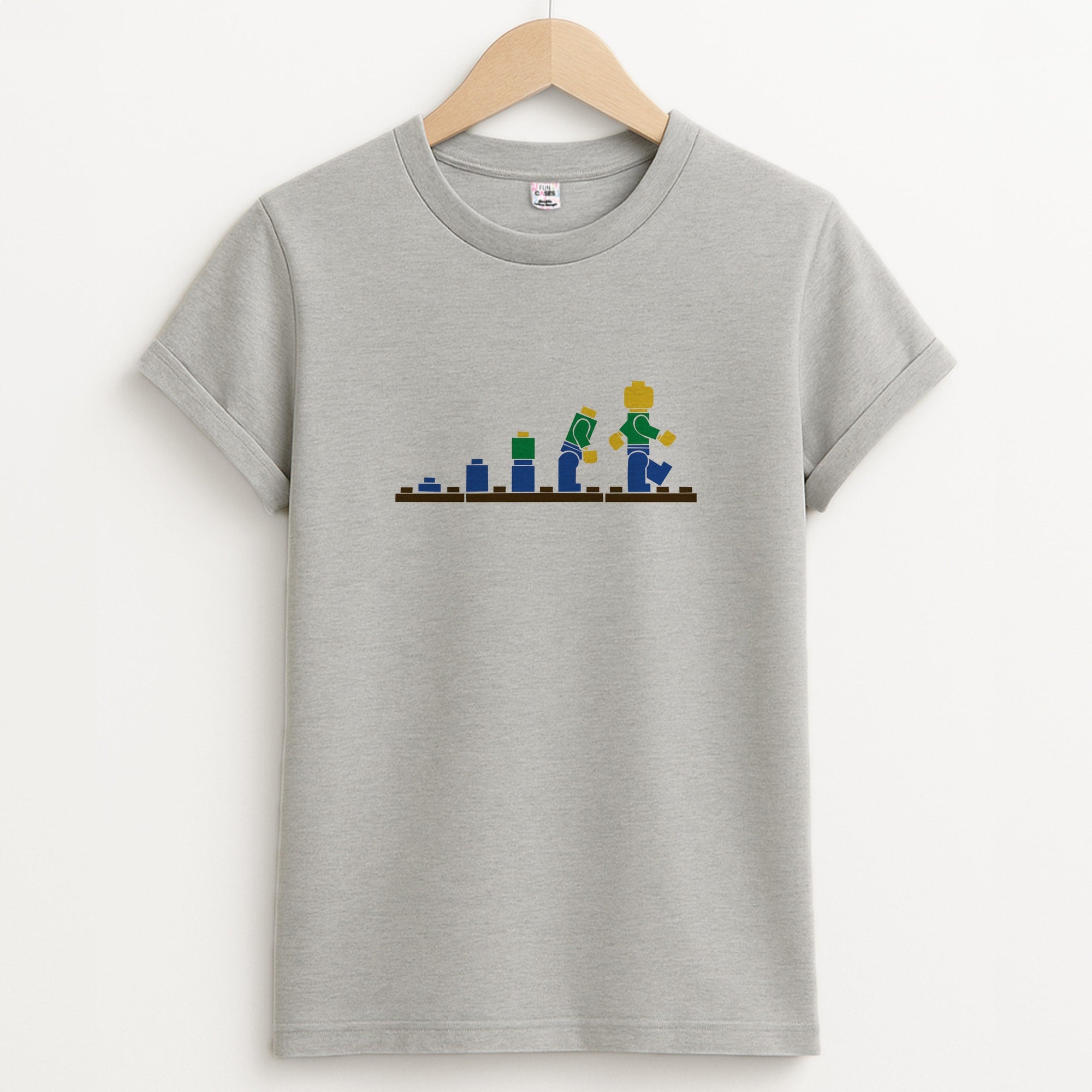 Building - Bricks Unisex Grey T-Shirt