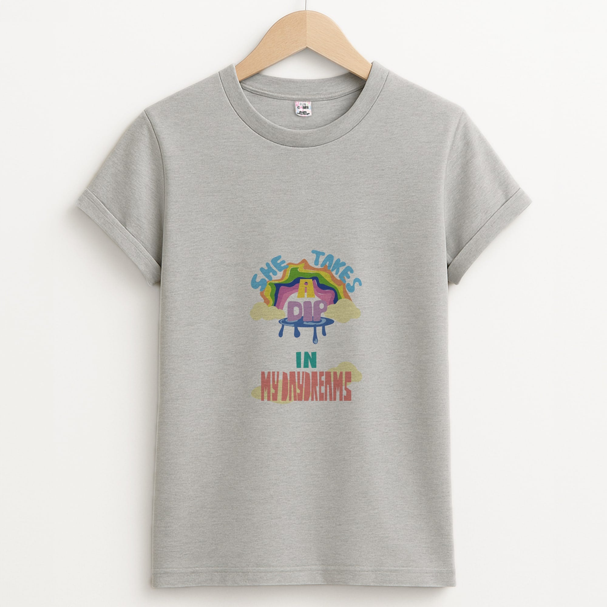 She takes a dip in my daydreams Unisex Grey T-Shirt