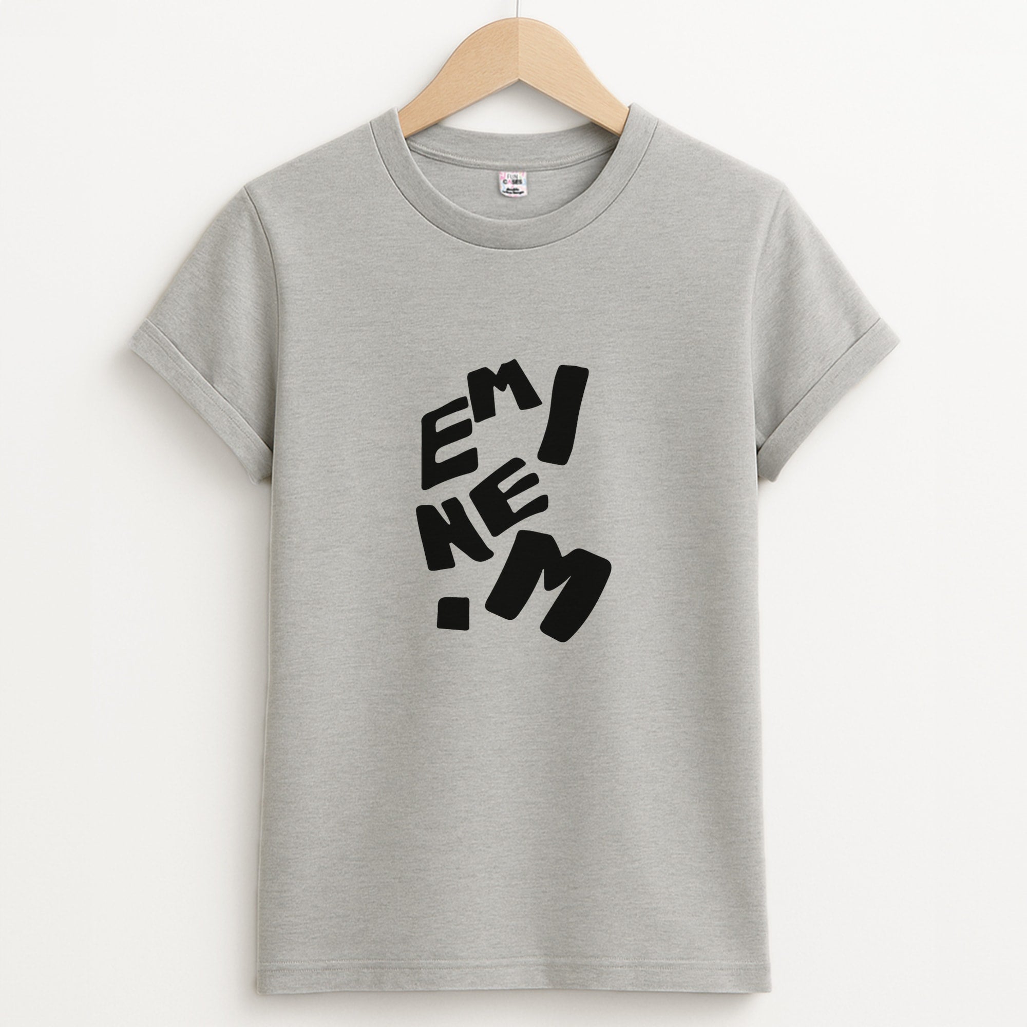 Text Unisex Grey T-Shirt