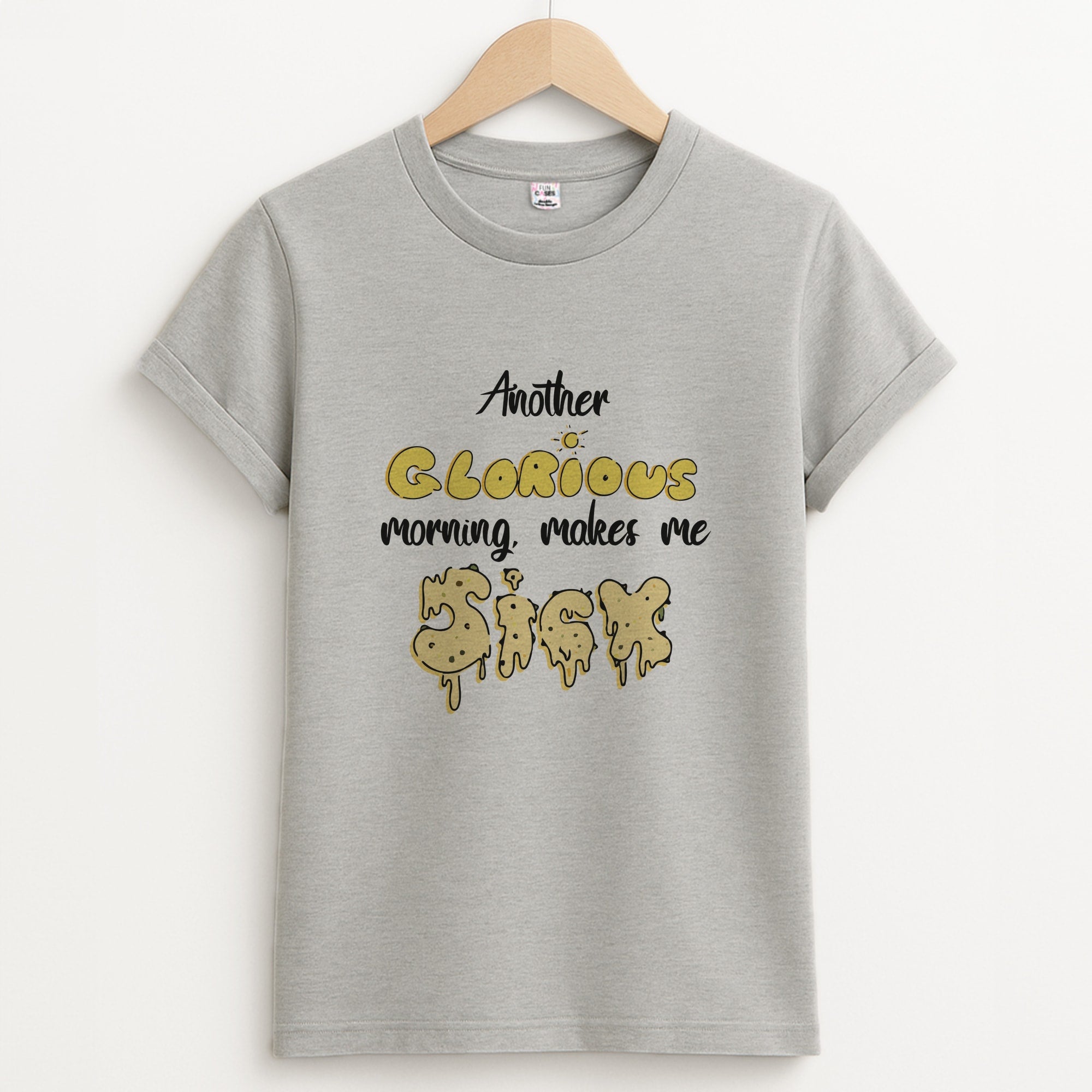 Another Glorious Morning Makes Me Sick - Hocus Halloween Unisex Grey T-Shirt