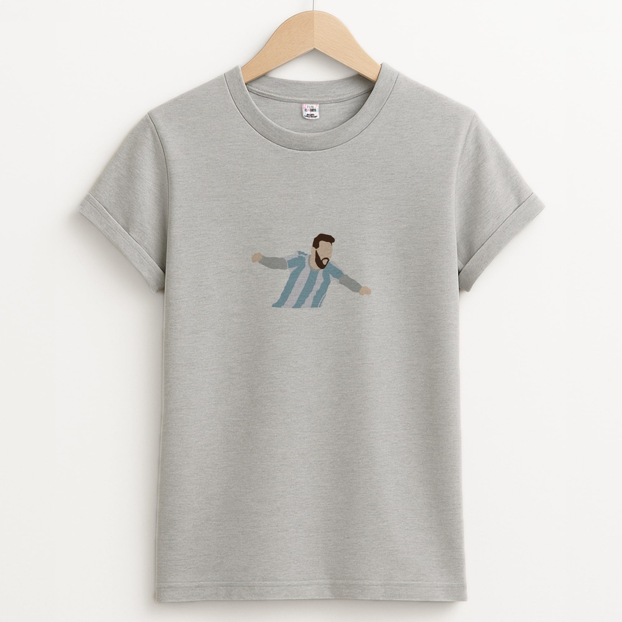 Goal - Messi Unisex Grey T-Shirt