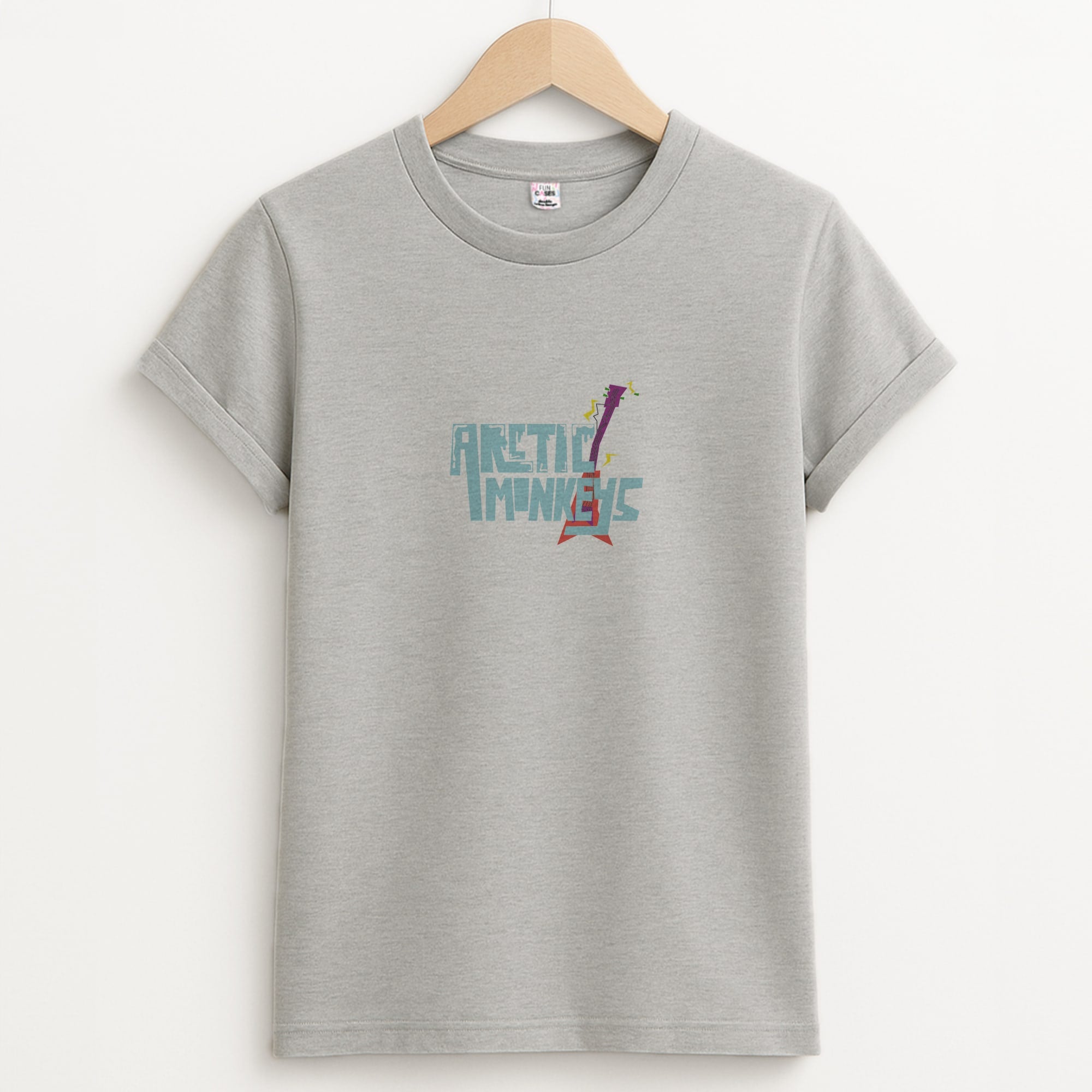 Guitar Unisex Grey T-Shirt