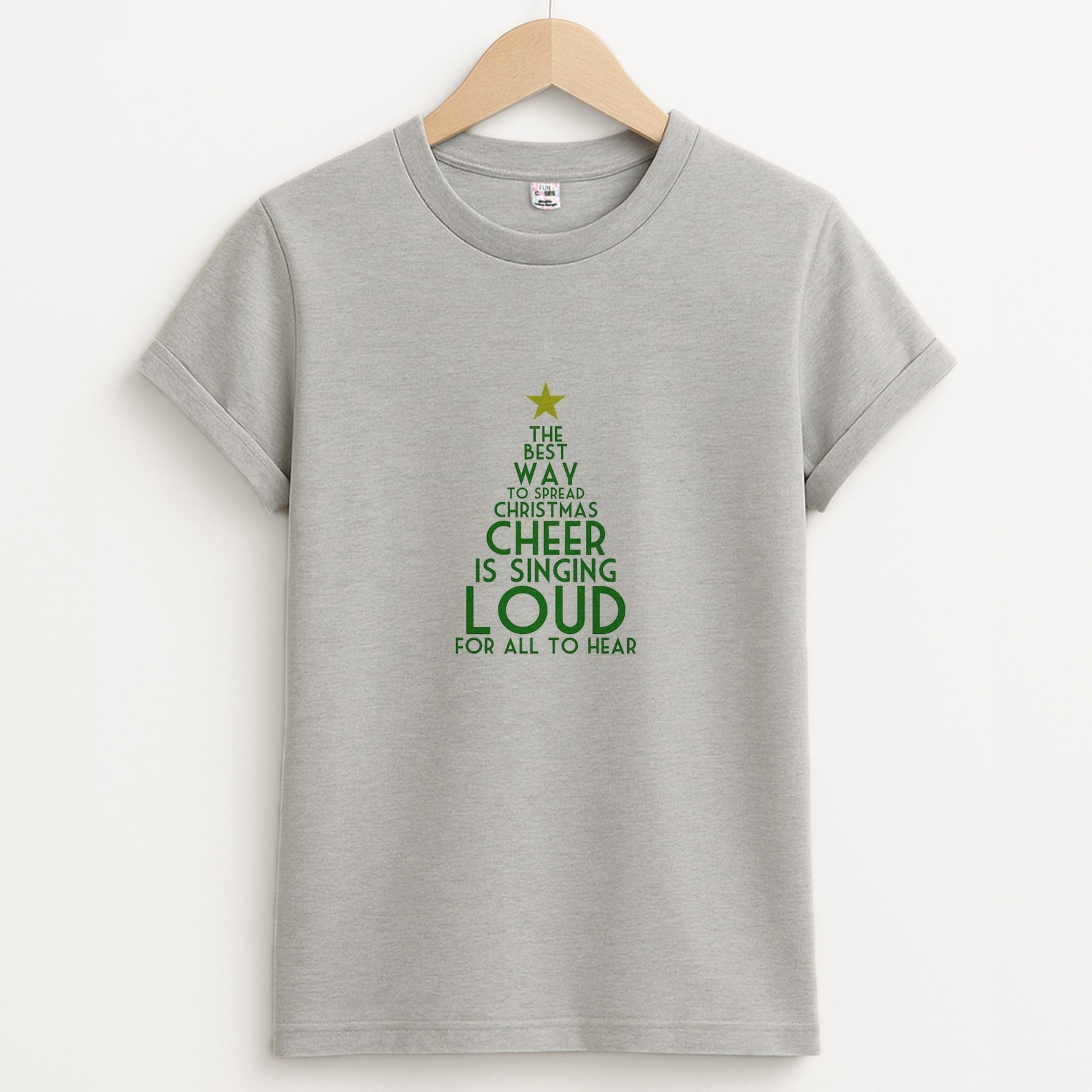 The Best Way To Spread Christmas Cheer - Elf Unisex Grey T-Shirt