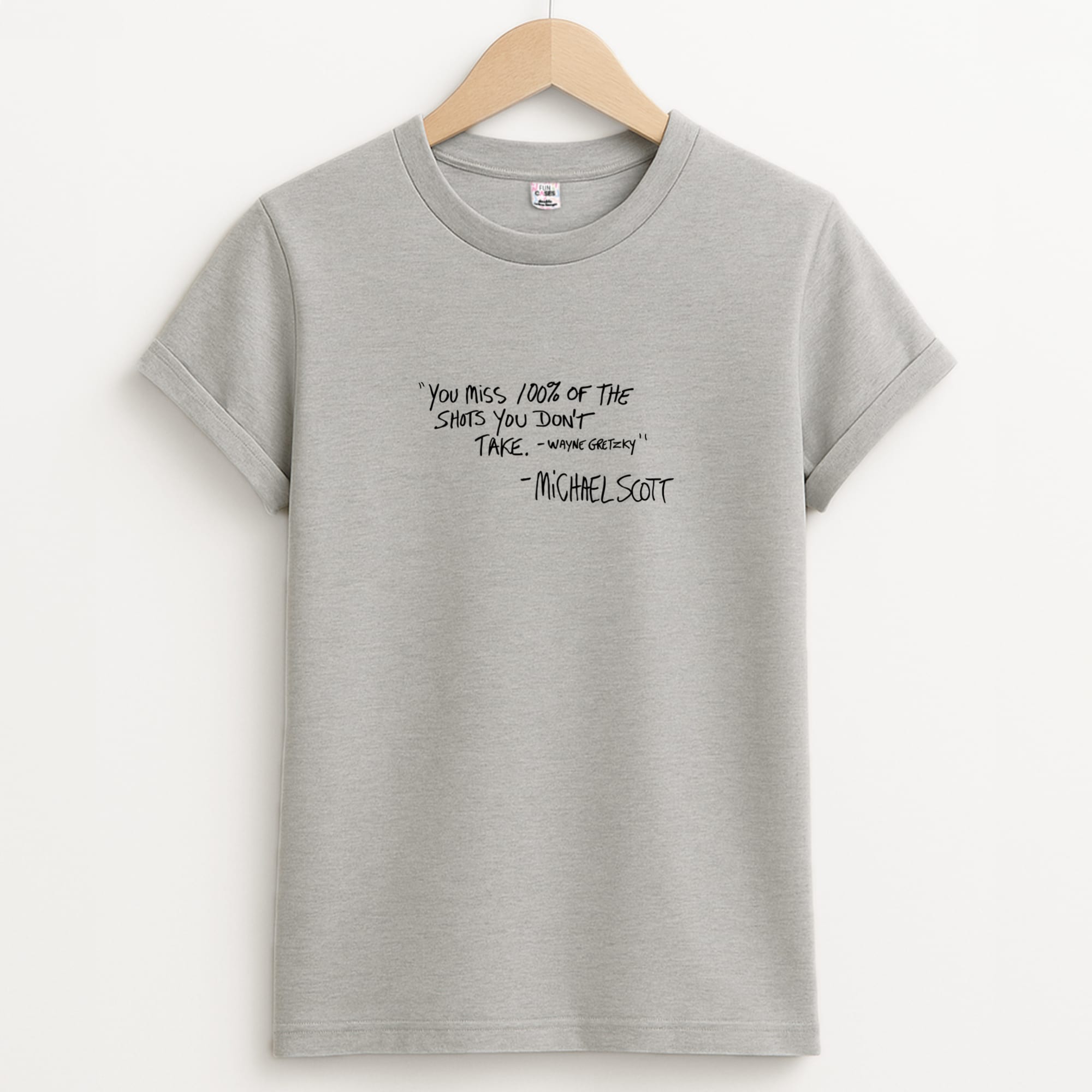 Michael Scott Quote Unisex Grey T-Shirt