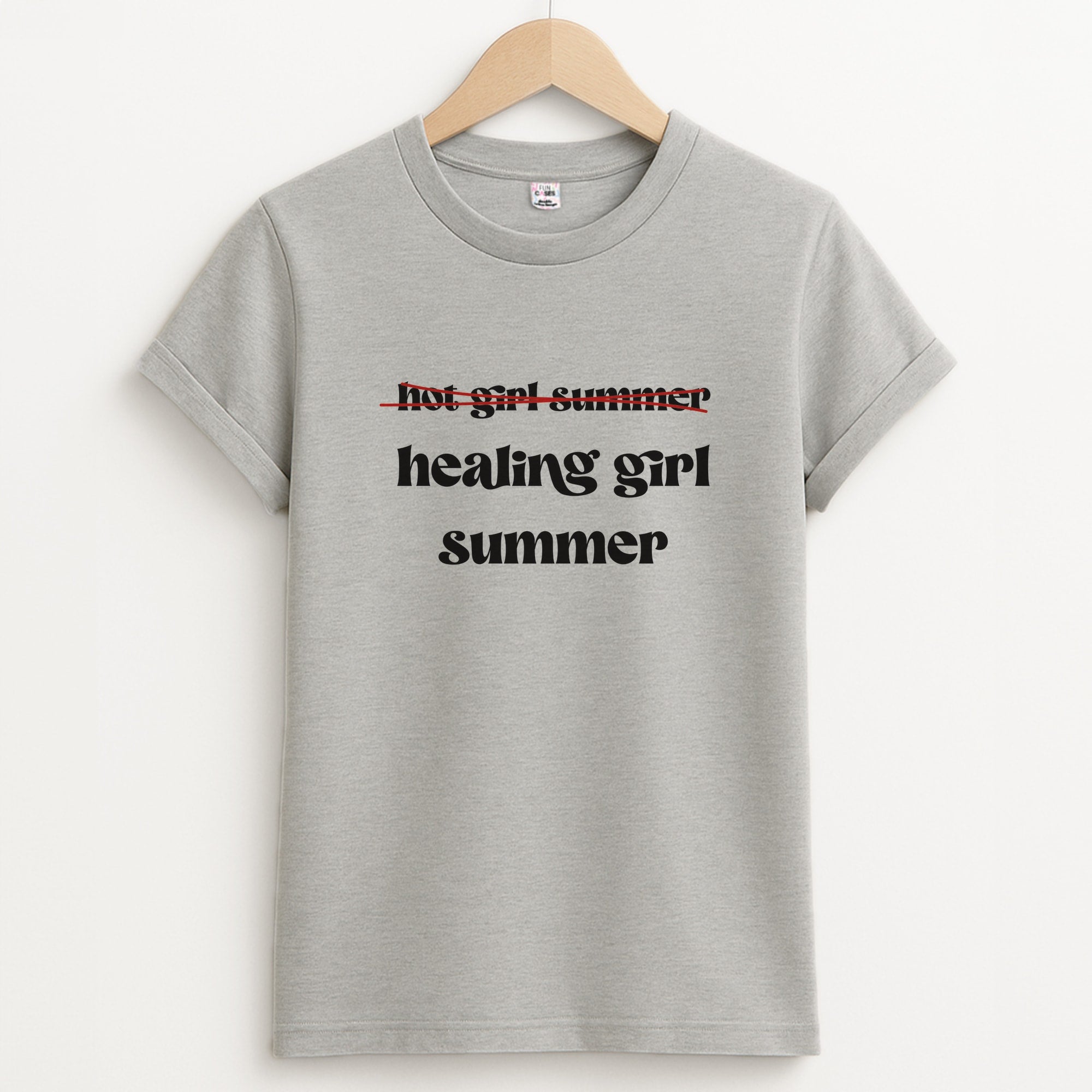 Healing Girl Summer - Summer Unisex Grey T-Shirt