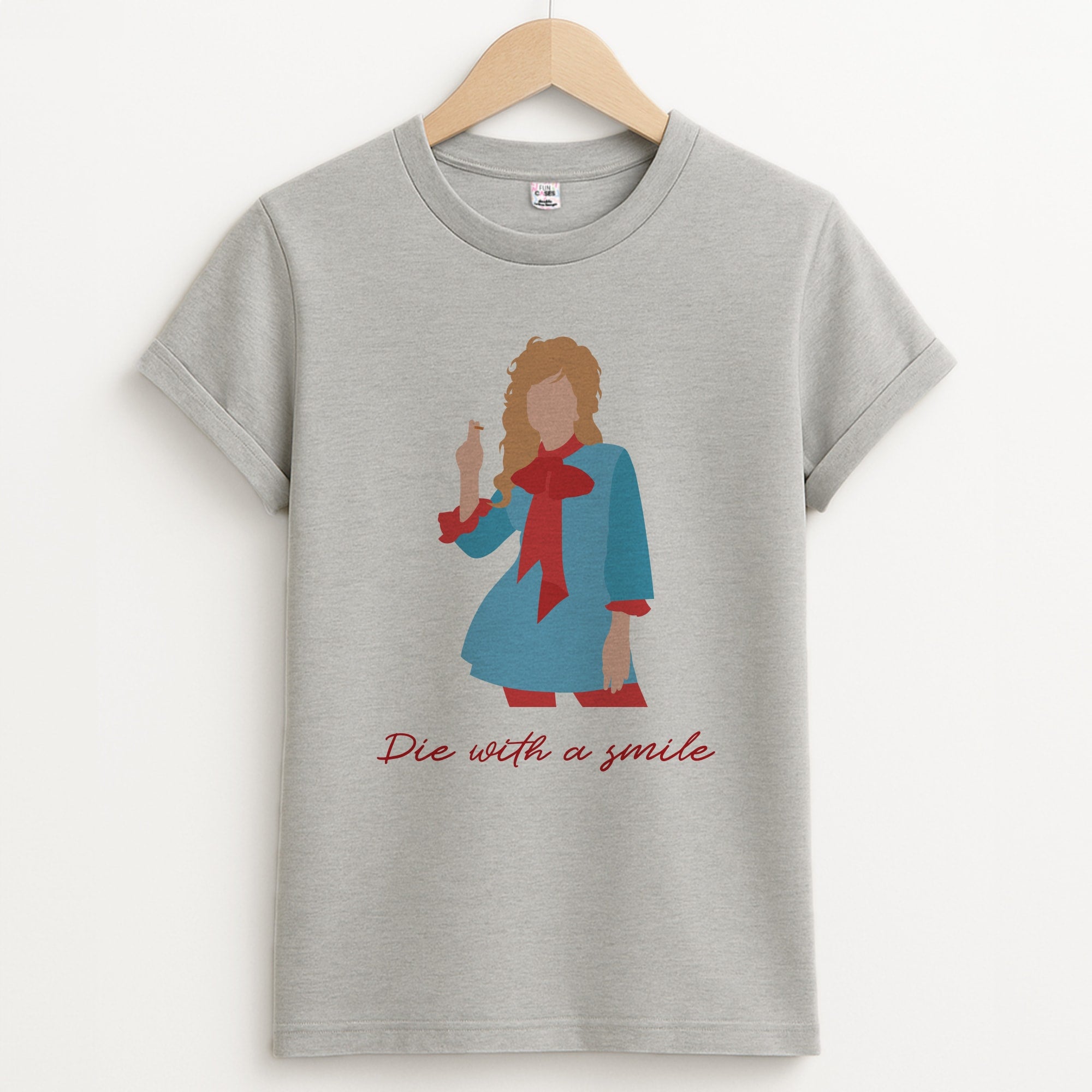 Gaga Die With A Smile Unisex Grey T-Shirt