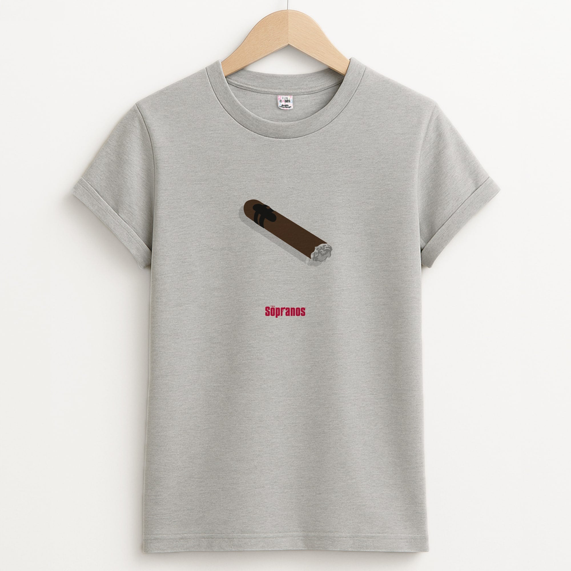 Cigar Unisex Grey T-Shirt