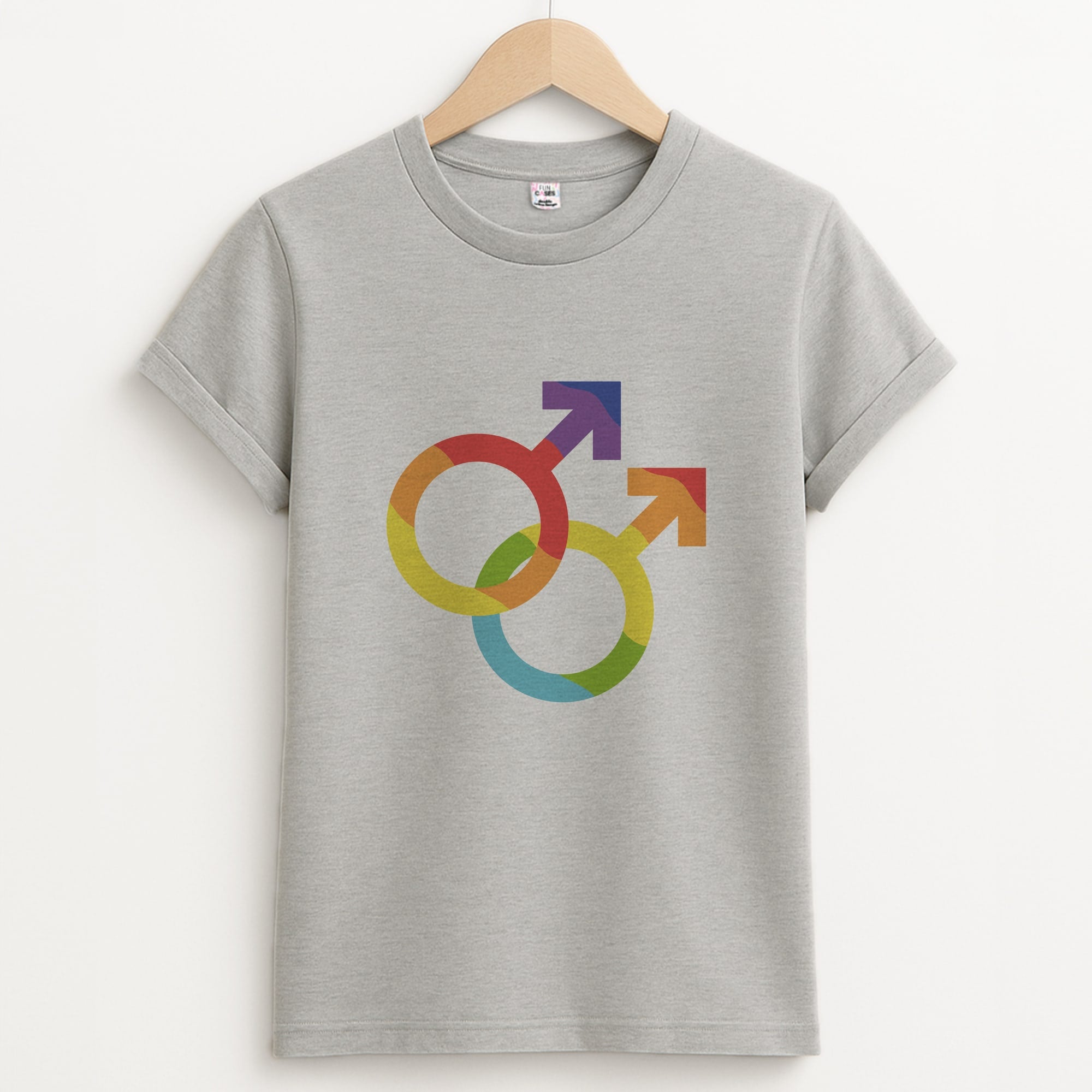 Gender Symbol Male - Pride Unisex Grey T-Shirt