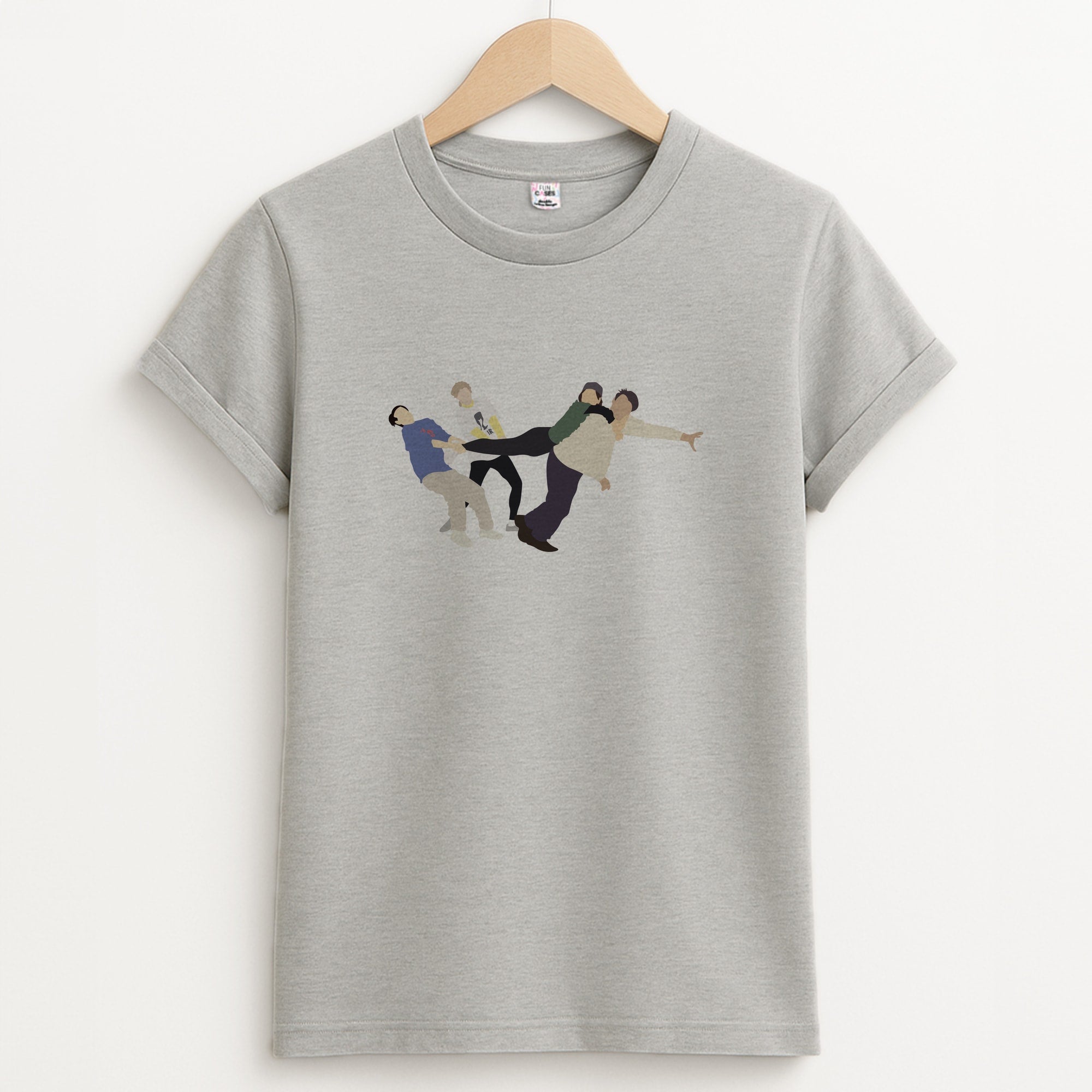 Tug Of War Unisex Grey T-Shirt