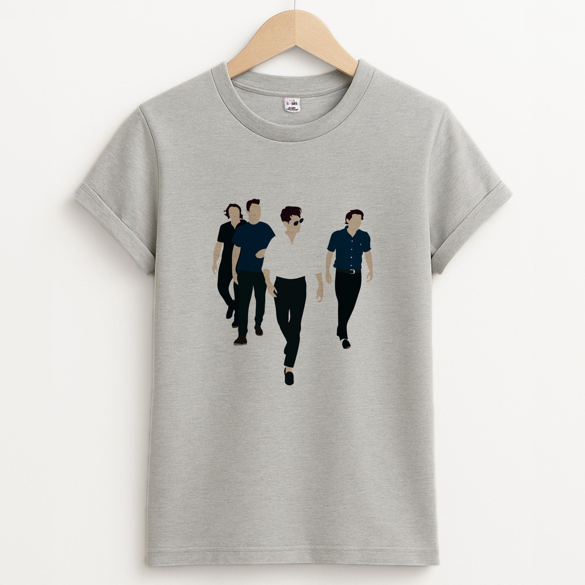 Walking Unisex Grey T-Shirt