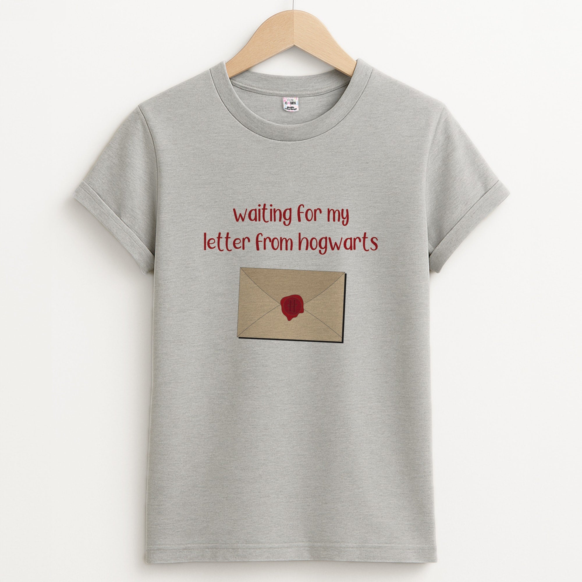 Waiting For My Letter Unisex Grey T-Shirt
