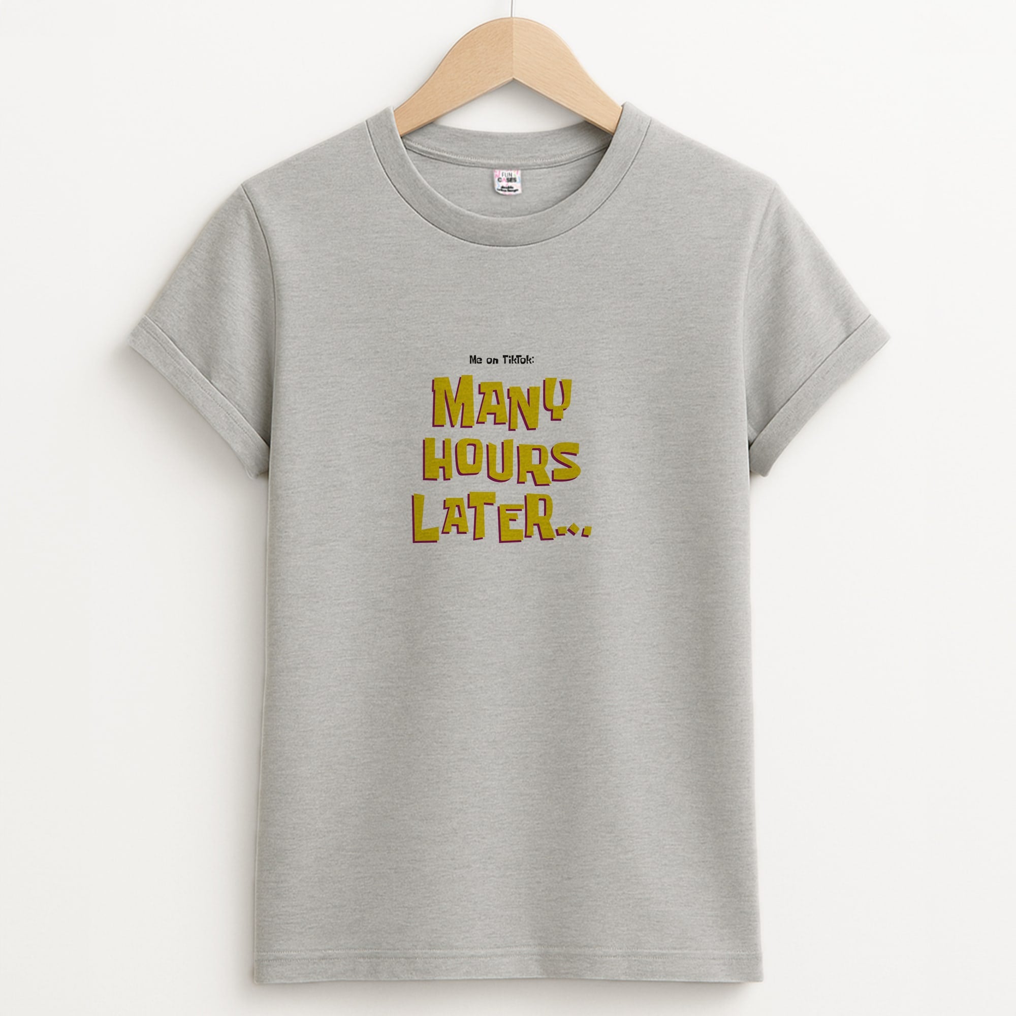 Many Hours Later Unisex Grey T-Shirt