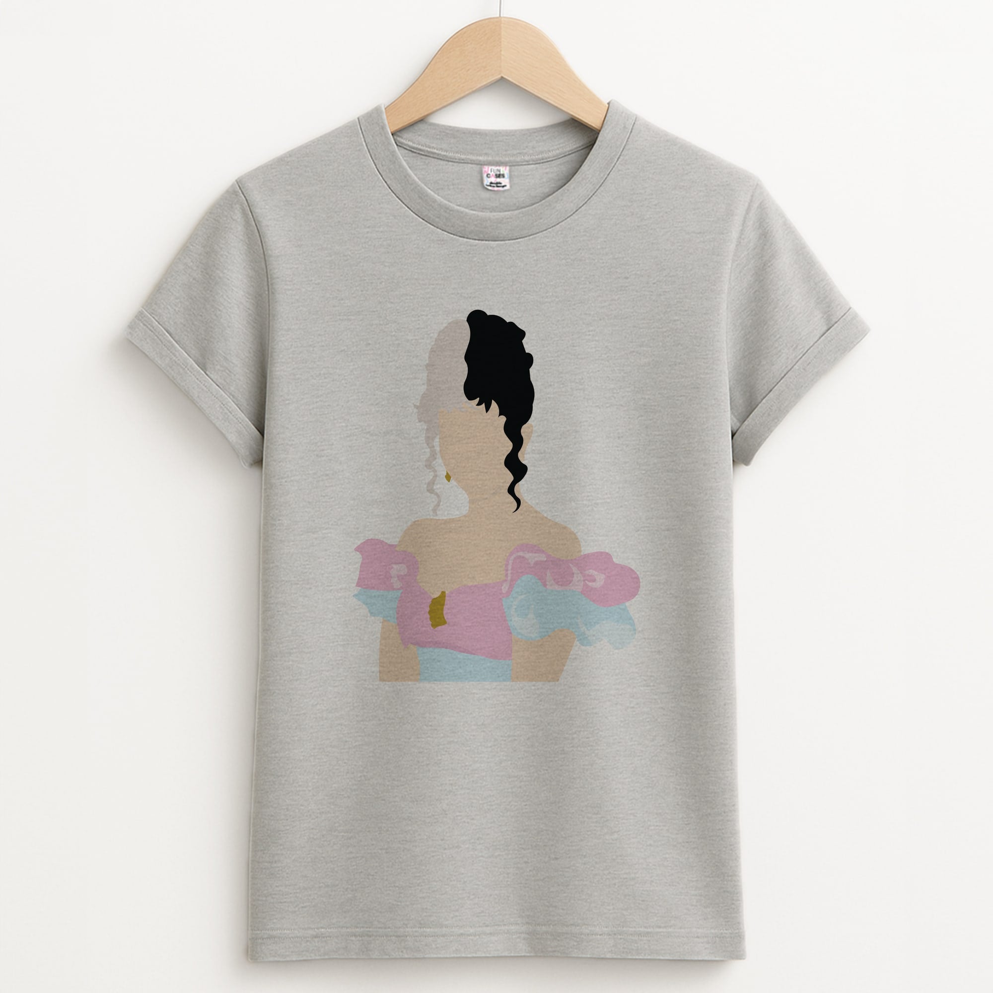 Blue And Pink Dress Unisex Grey T-Shirt