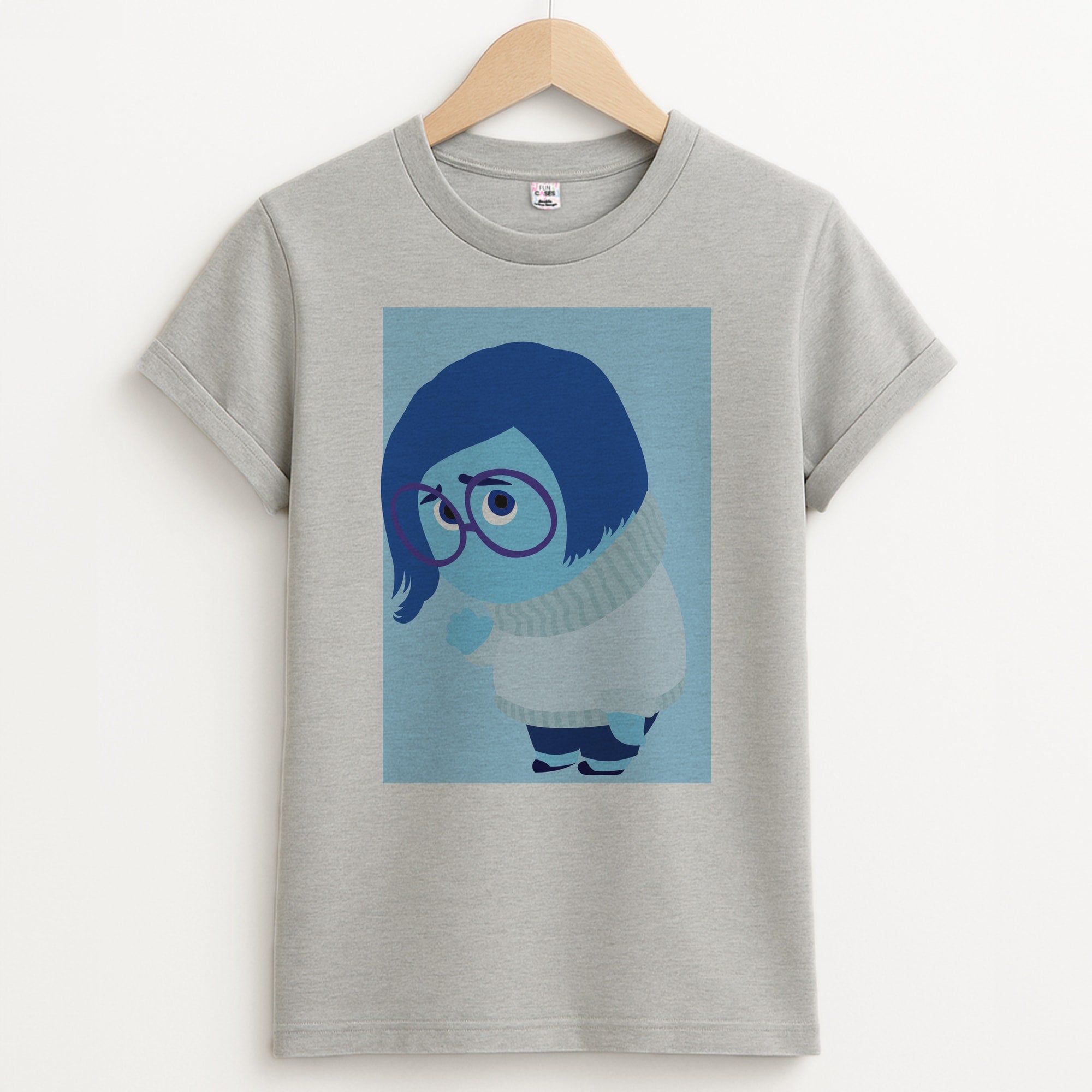 Sadness - Inside Out Unisex Grey T-Shirt