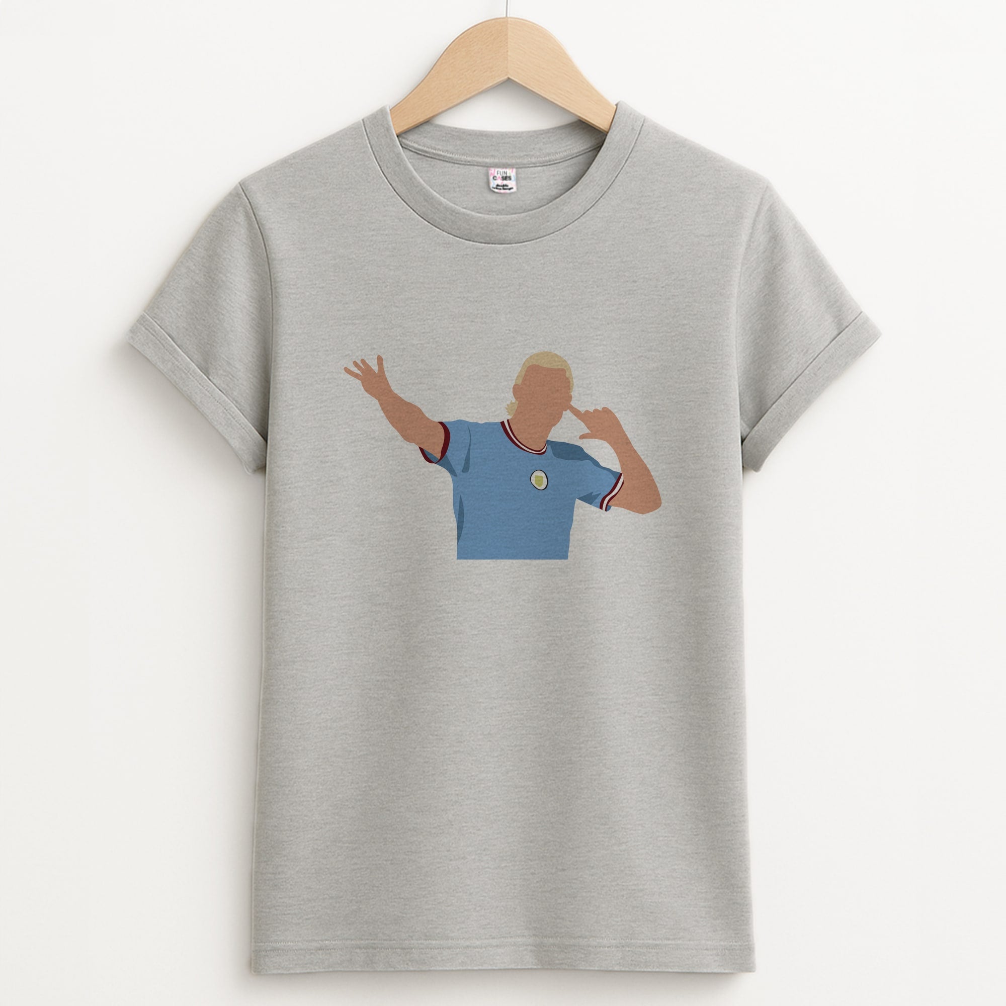 Haaland - Football Unisex Grey T-Shirt