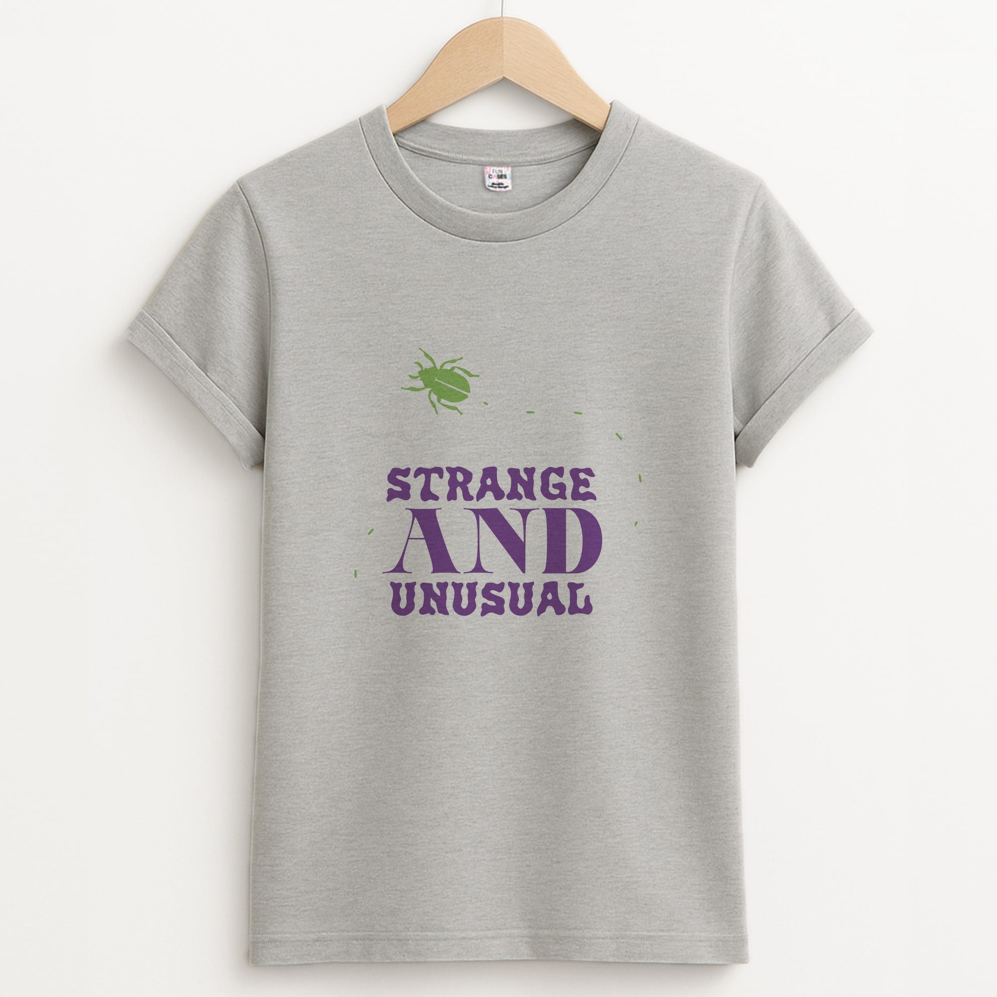 Strange And Unusual Unisex Grey T-Shirt