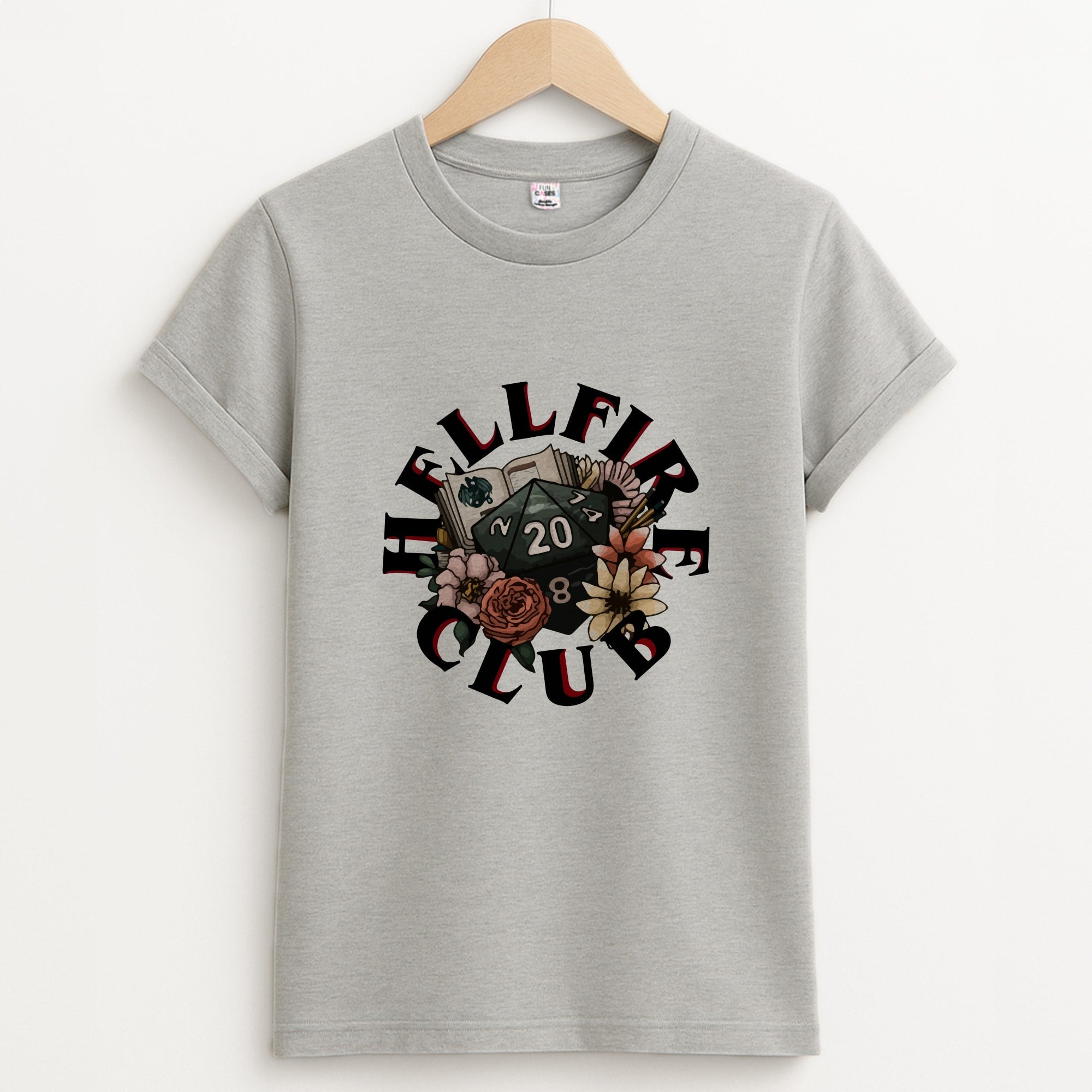 Hellfire Club Unisex Grey T-Shirt
