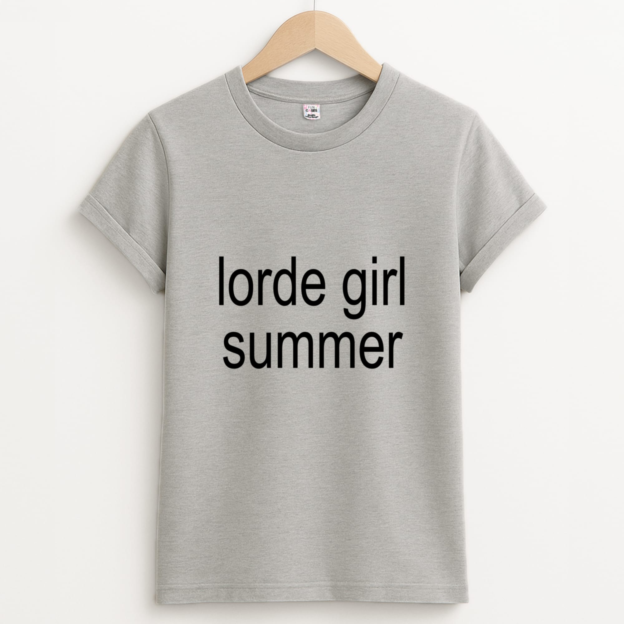 Lorde Girl Summer Unisex Grey T-Shirt