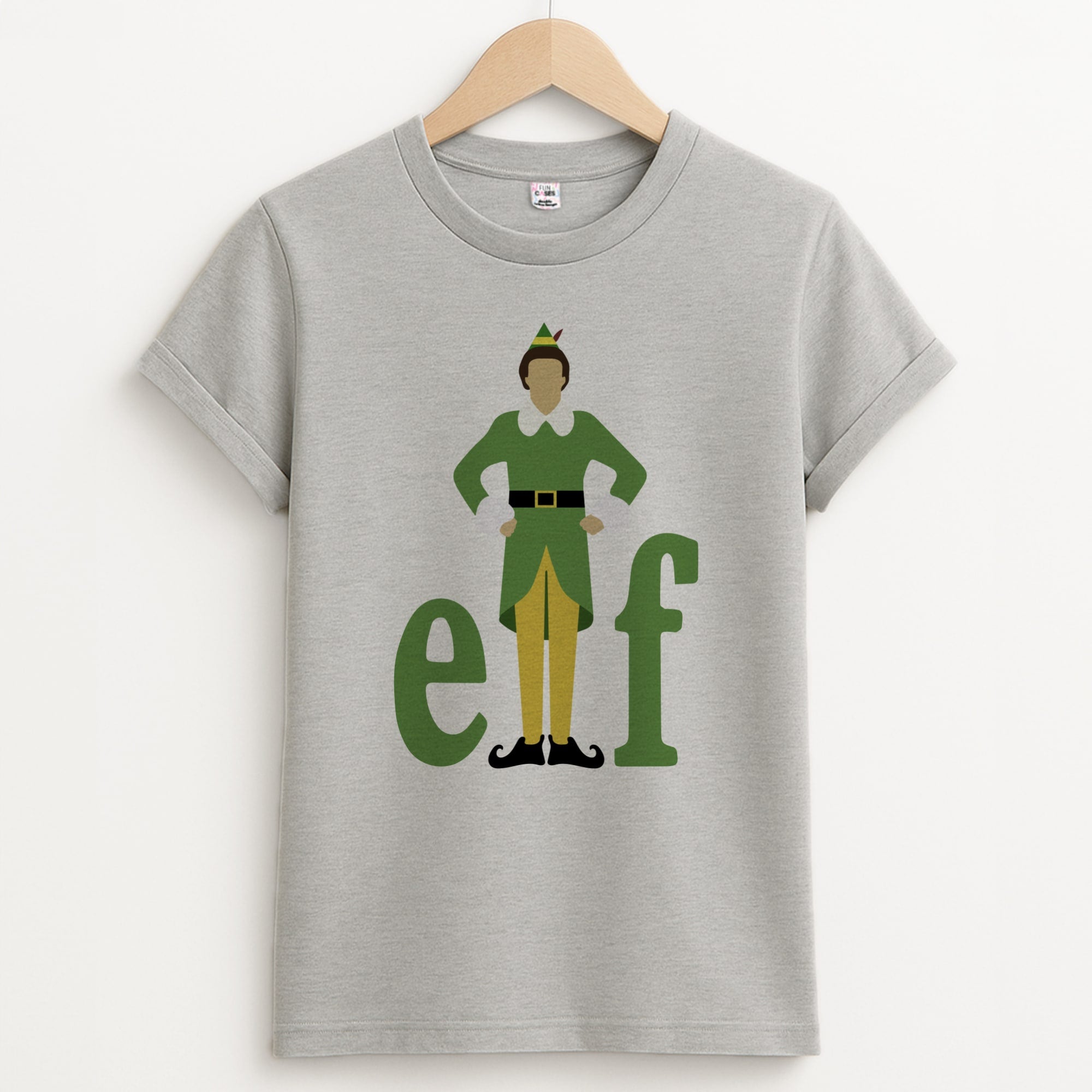 Elf Logo Unisex Grey T-Shirt