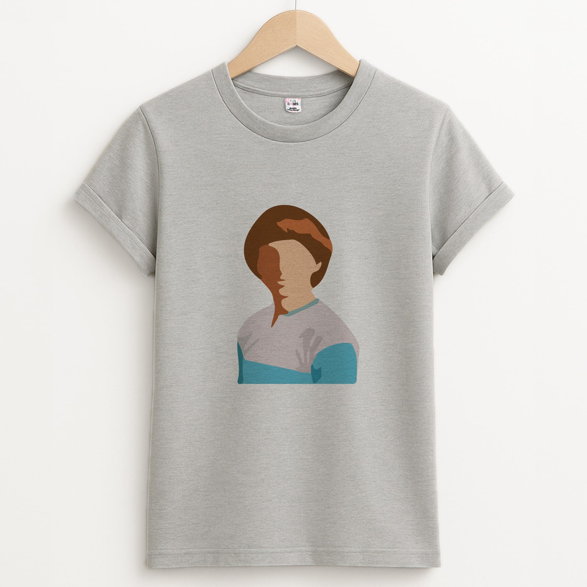 Faceless Will - Stranger Things Unisex Grey T-Shirt