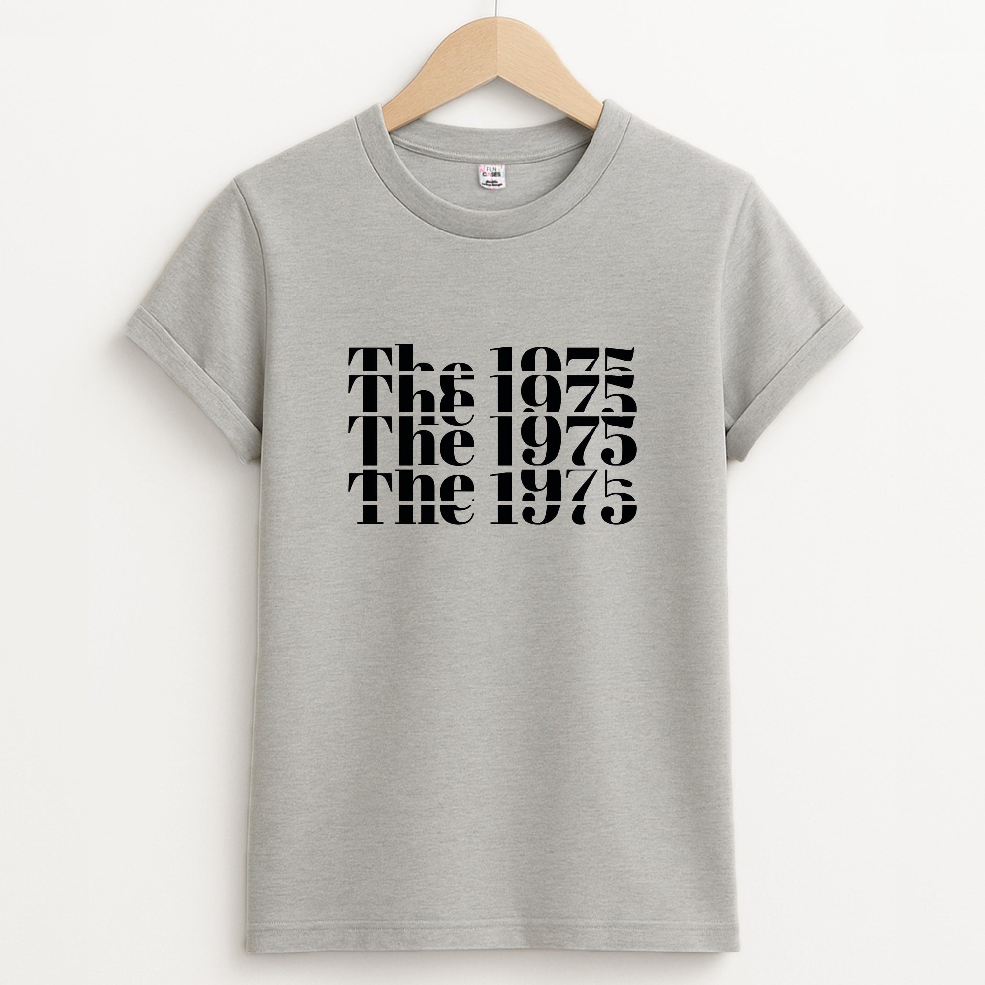 Title - The 1975 Unisex Grey T-Shirt
