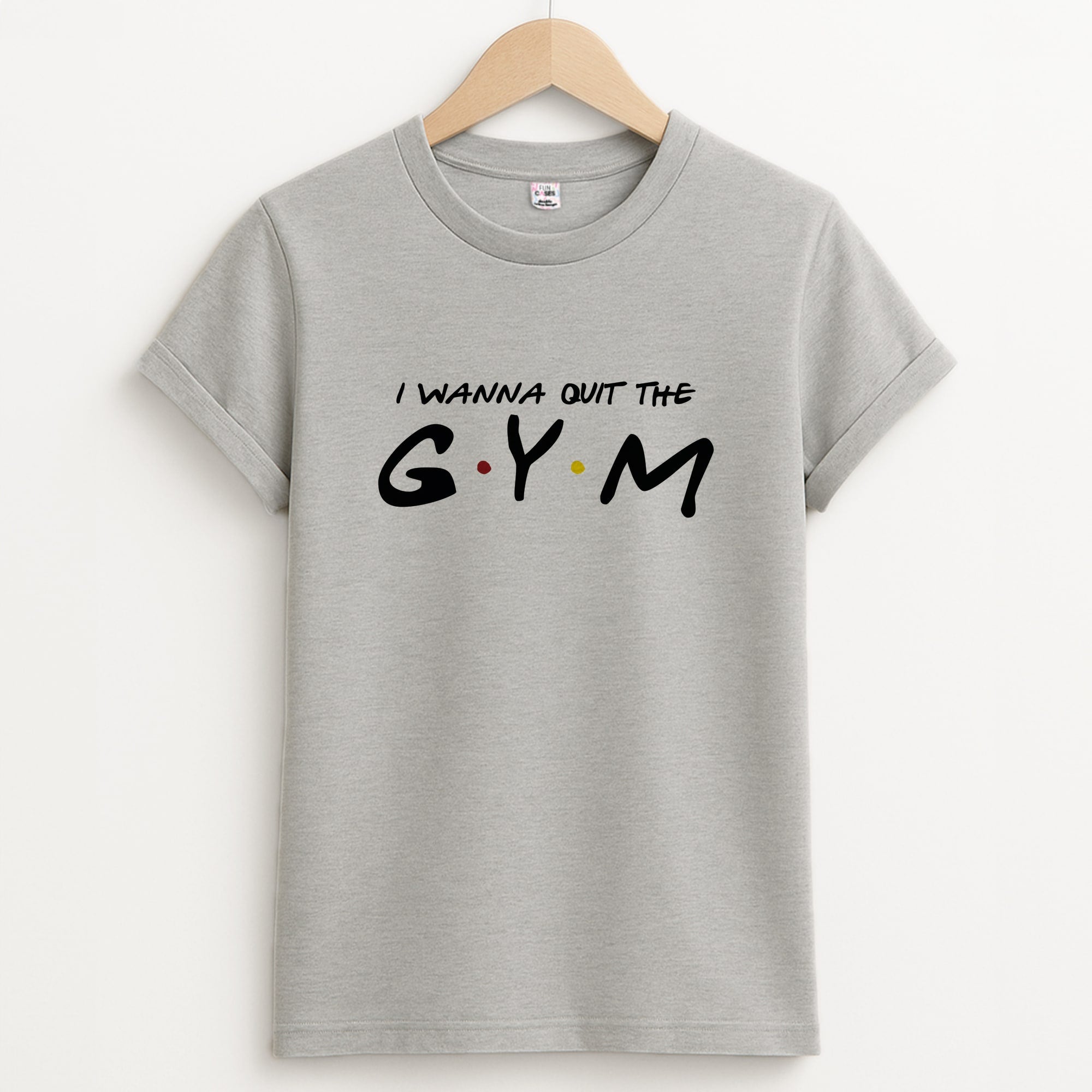 I Wanna Quit The GYM Unisex Grey T-Shirt
