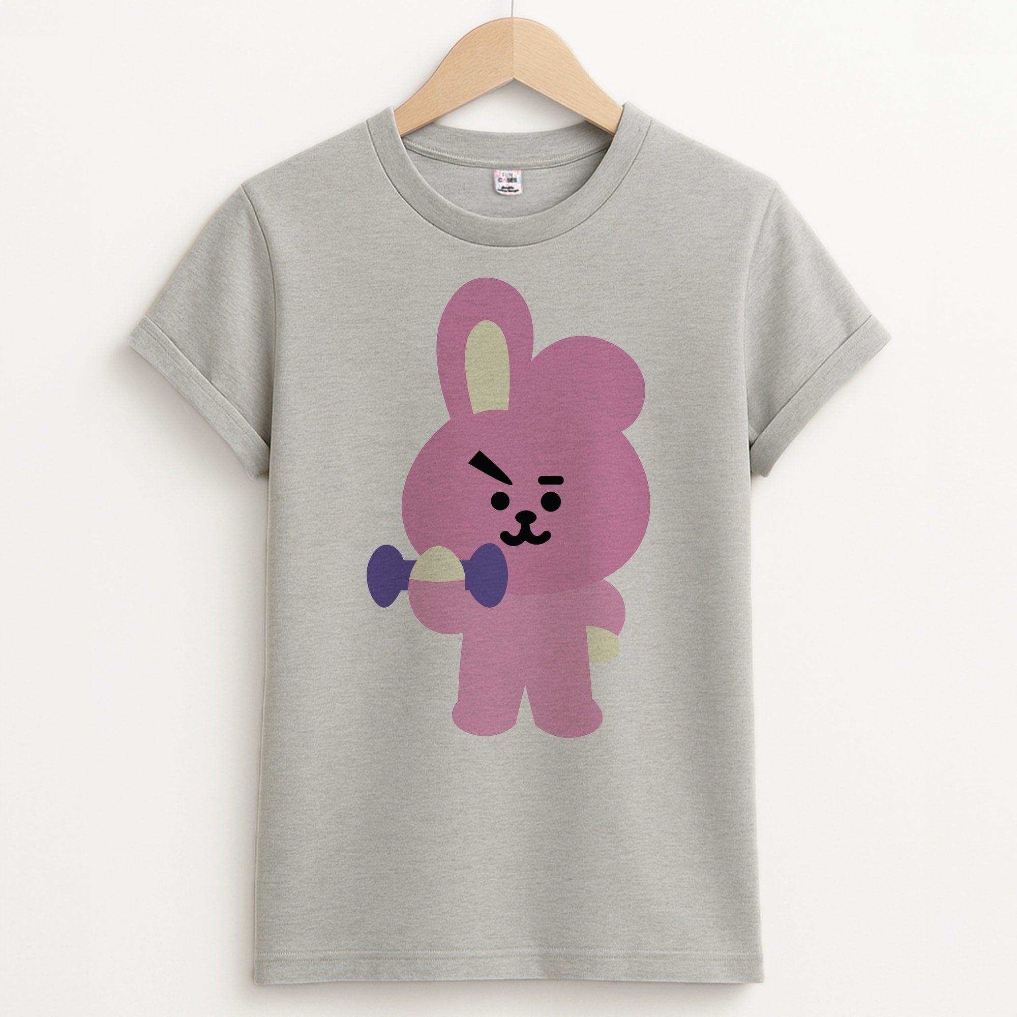 Cooky 21 - K Pop Unisex Grey T-Shirt
