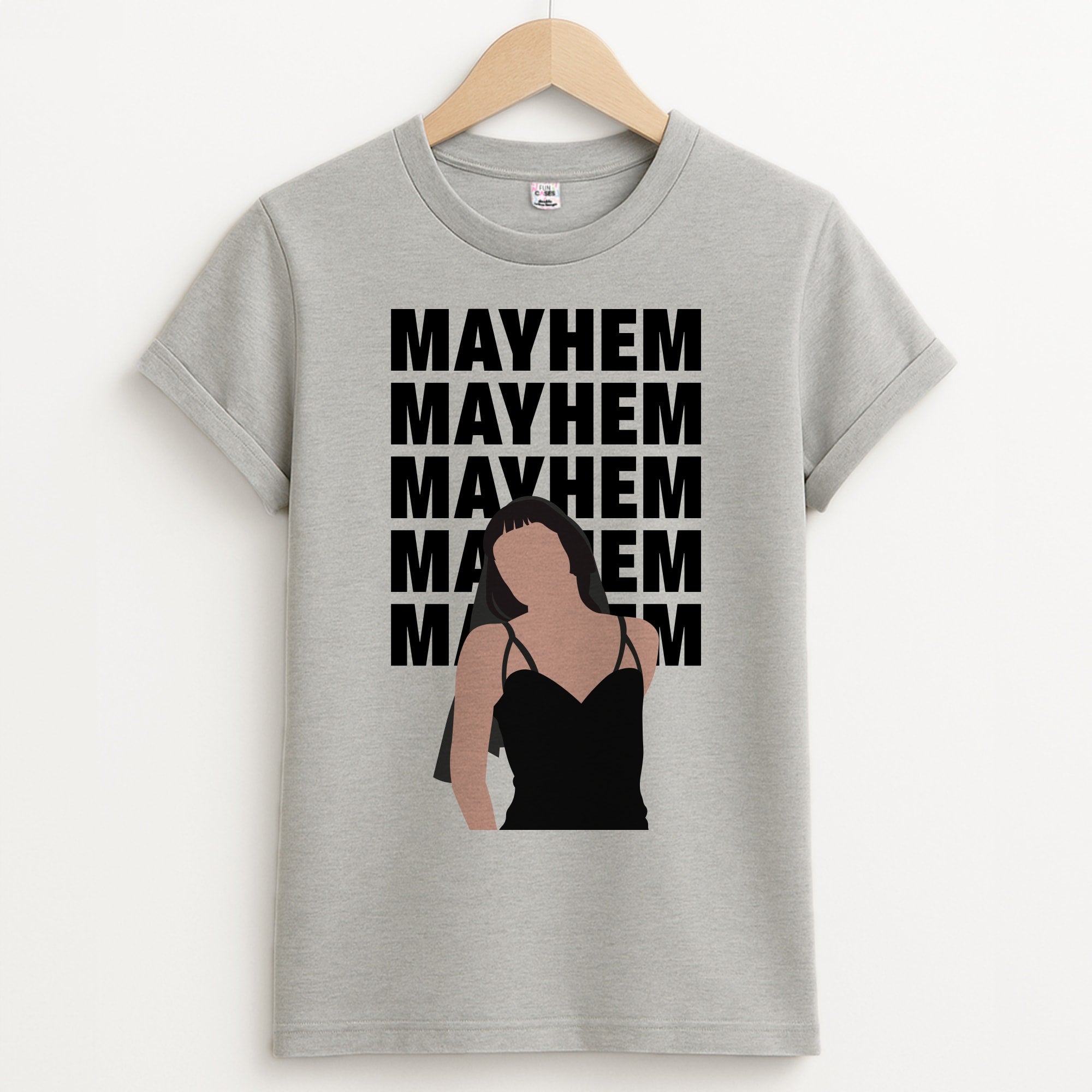 Neon Green Mayhem Unisex Grey T-Shirt