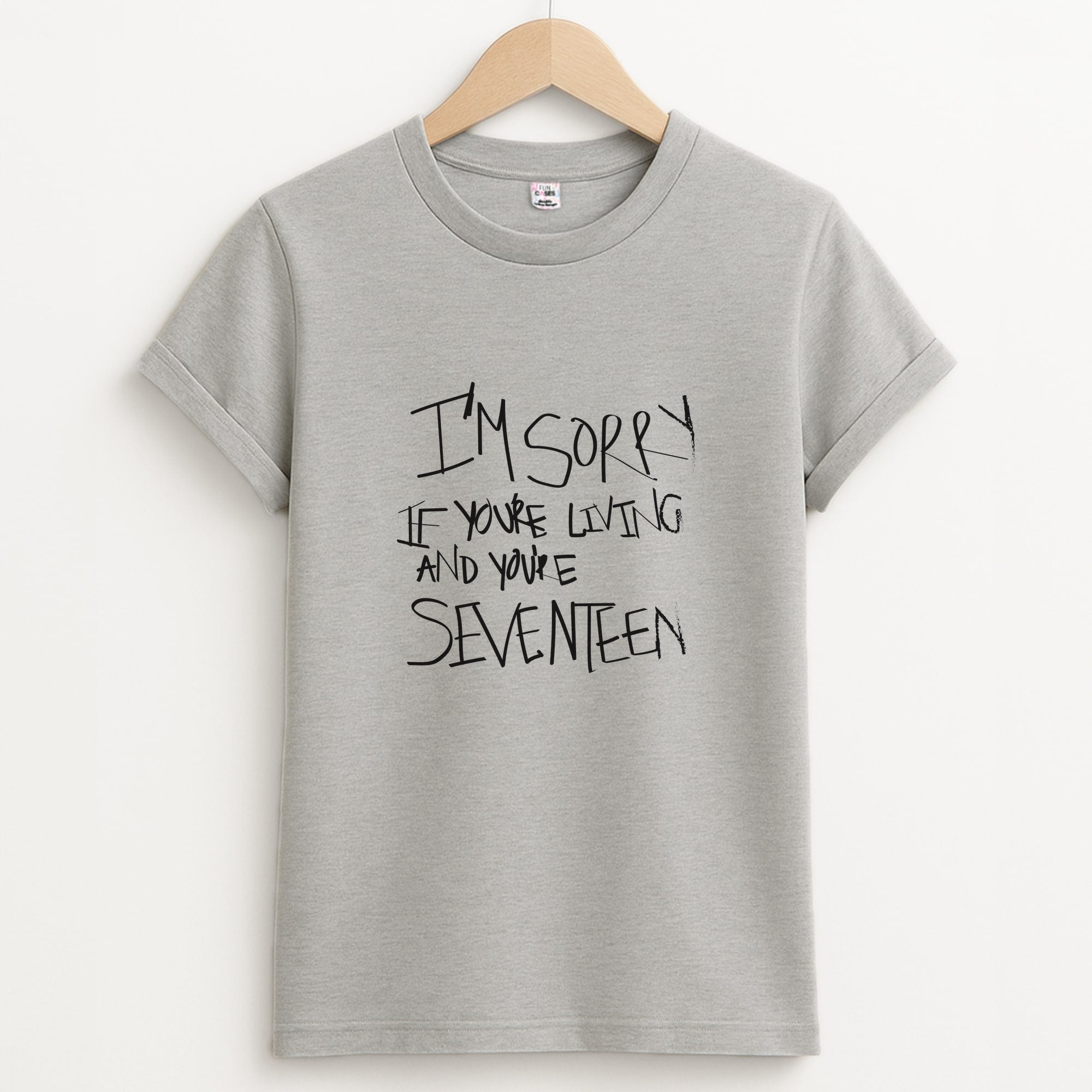 I'm Sorry - The 1975 Unisex Grey T-Shirt