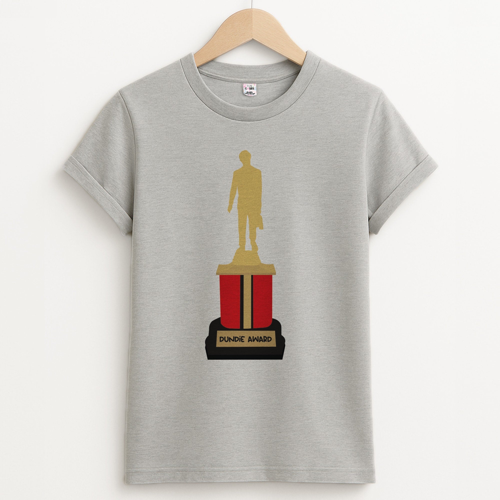 Dundie Award Unisex Grey T-Shirt