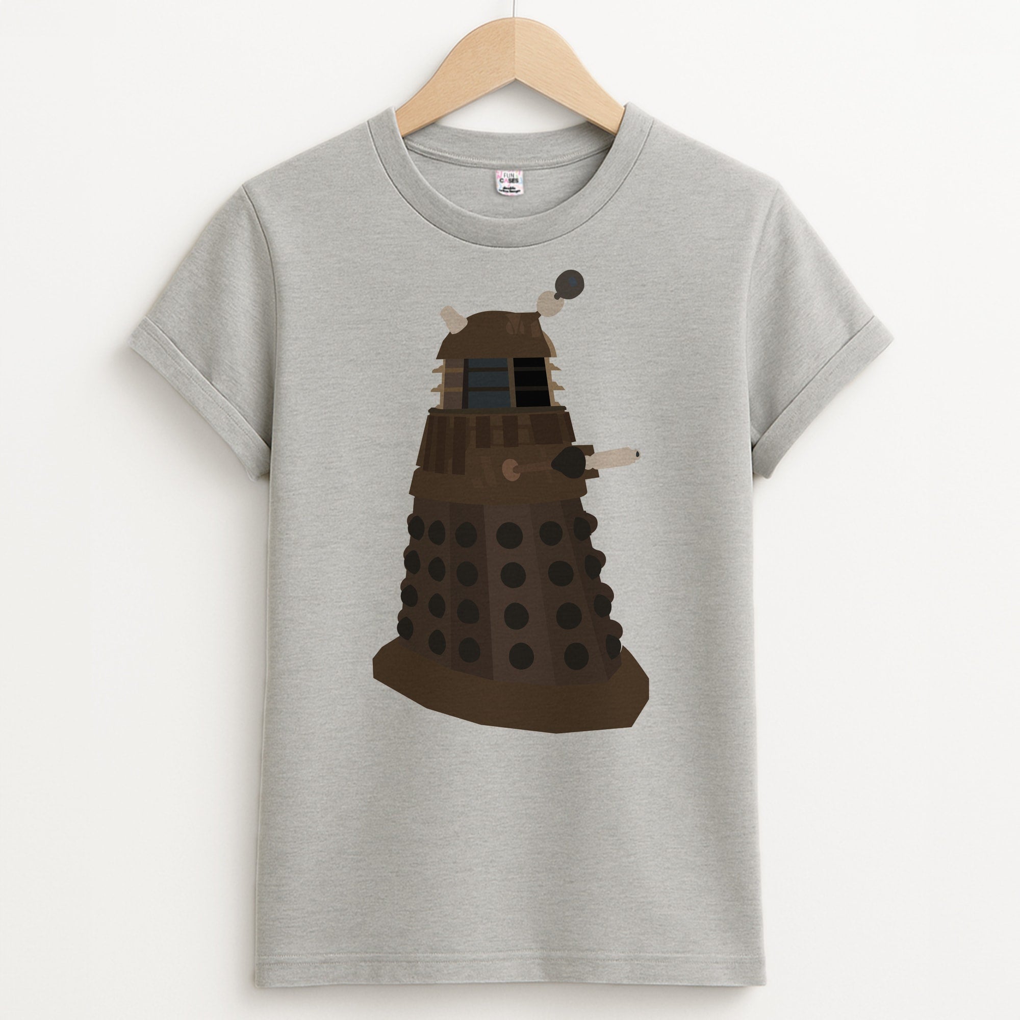 Dalek Unisex Grey T-Shirt